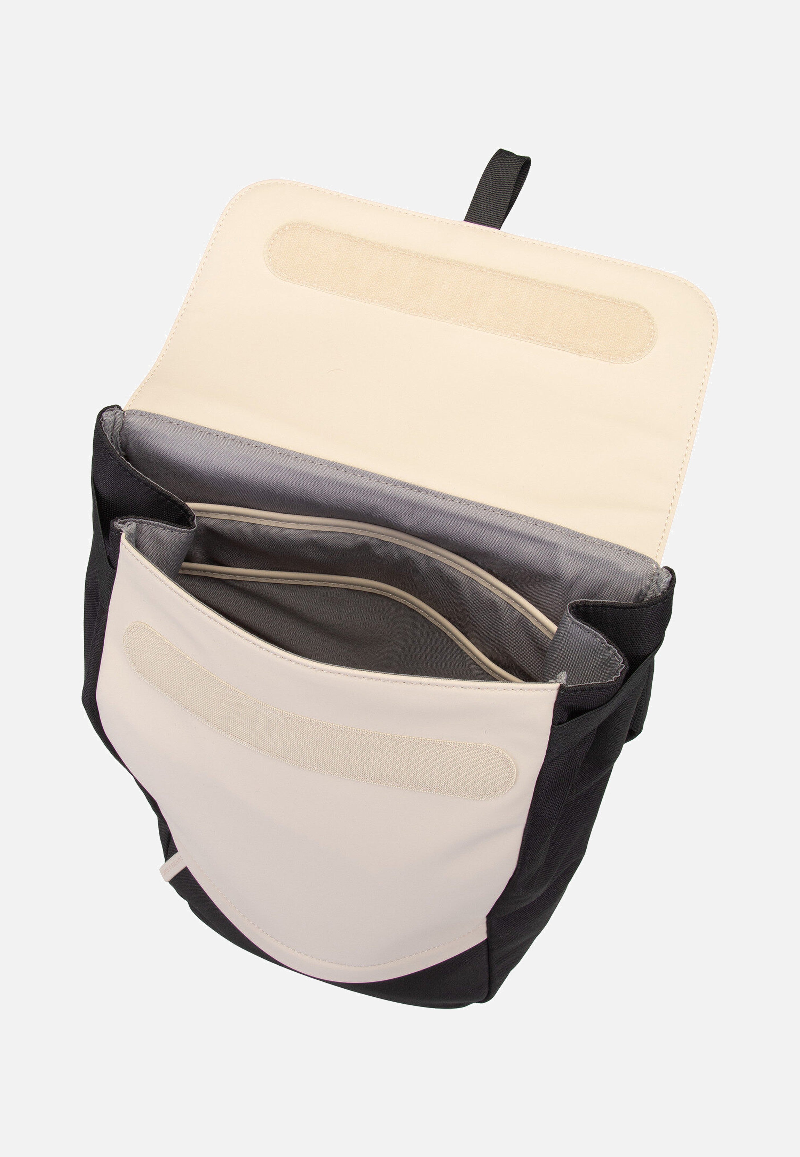 Kapten & Son Fyn Cream Black Backpack