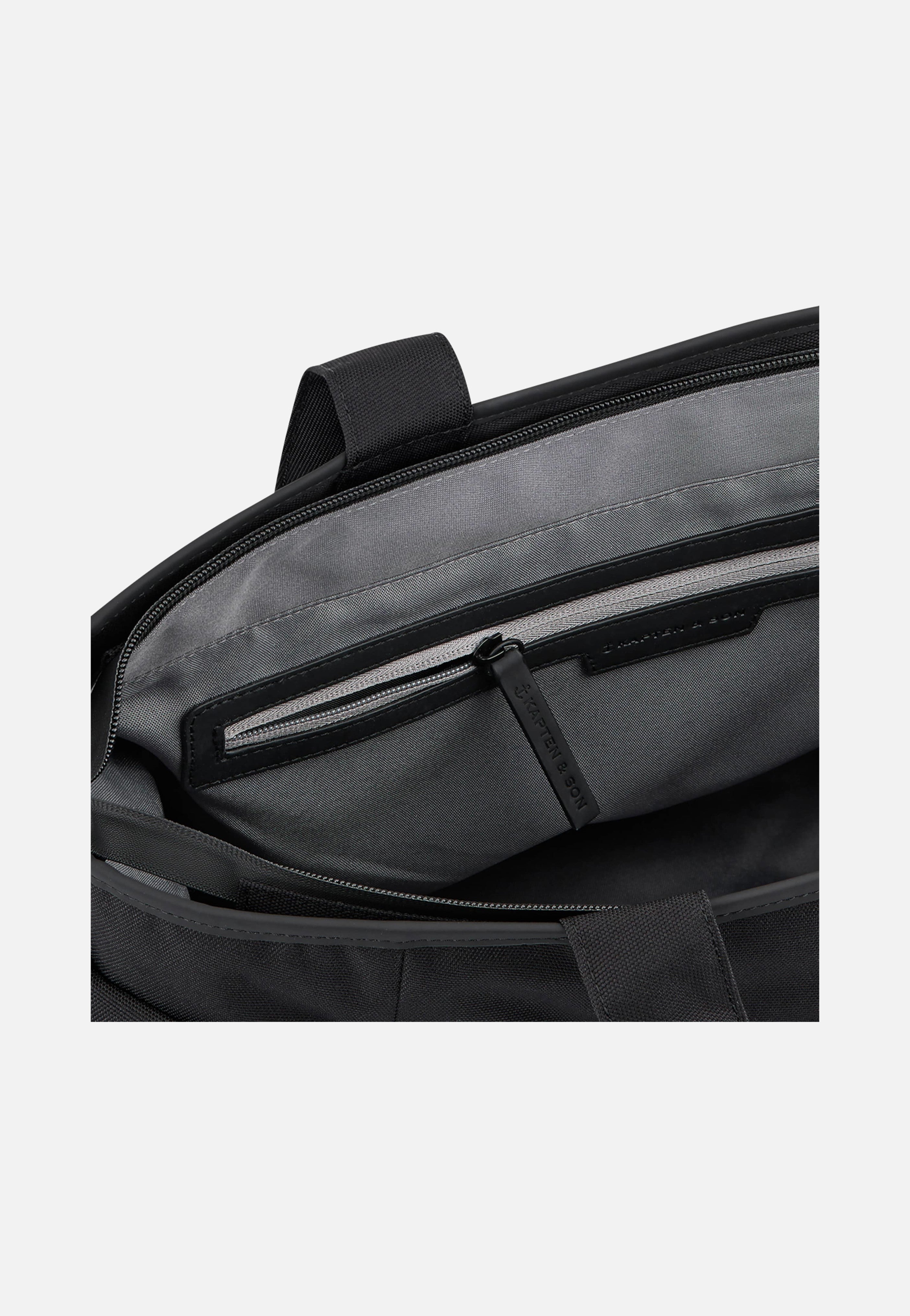 Kapten & Son - Hellvi All Black - Shopper | Neutral-Image
