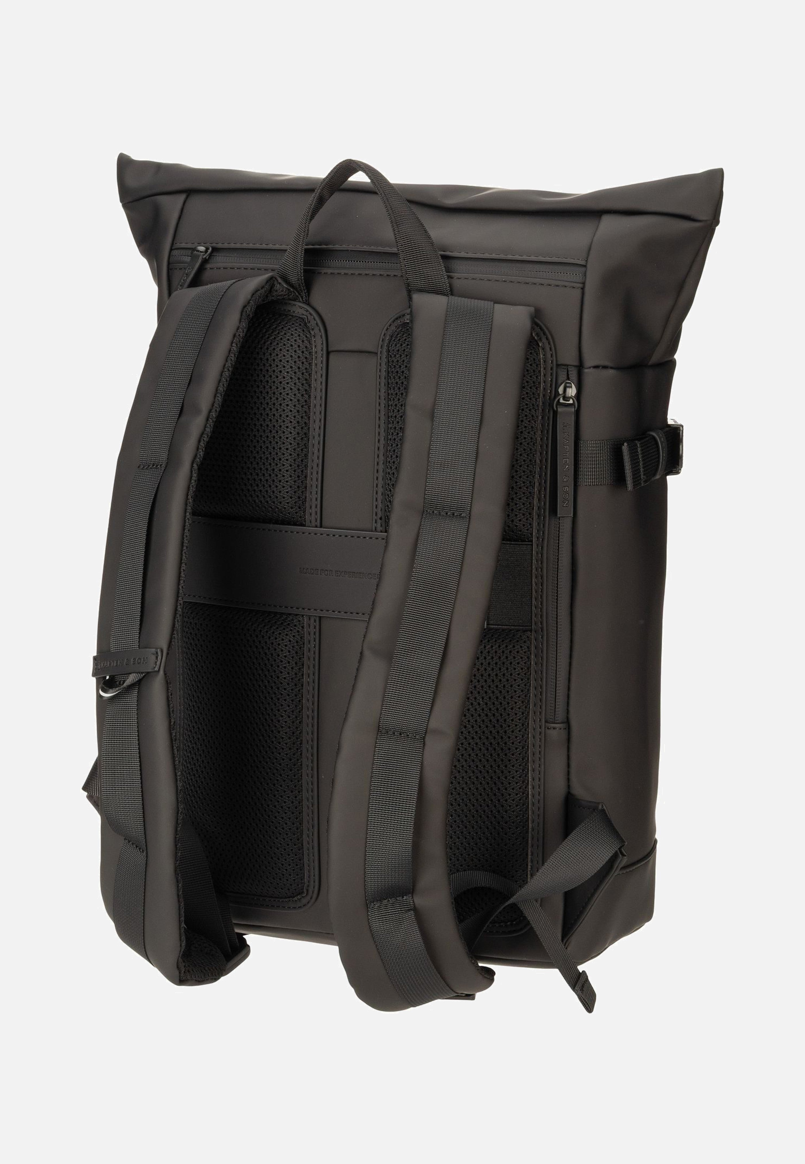 Kapten & Son - Helsinki All Black - Backpack | Neutral-Image