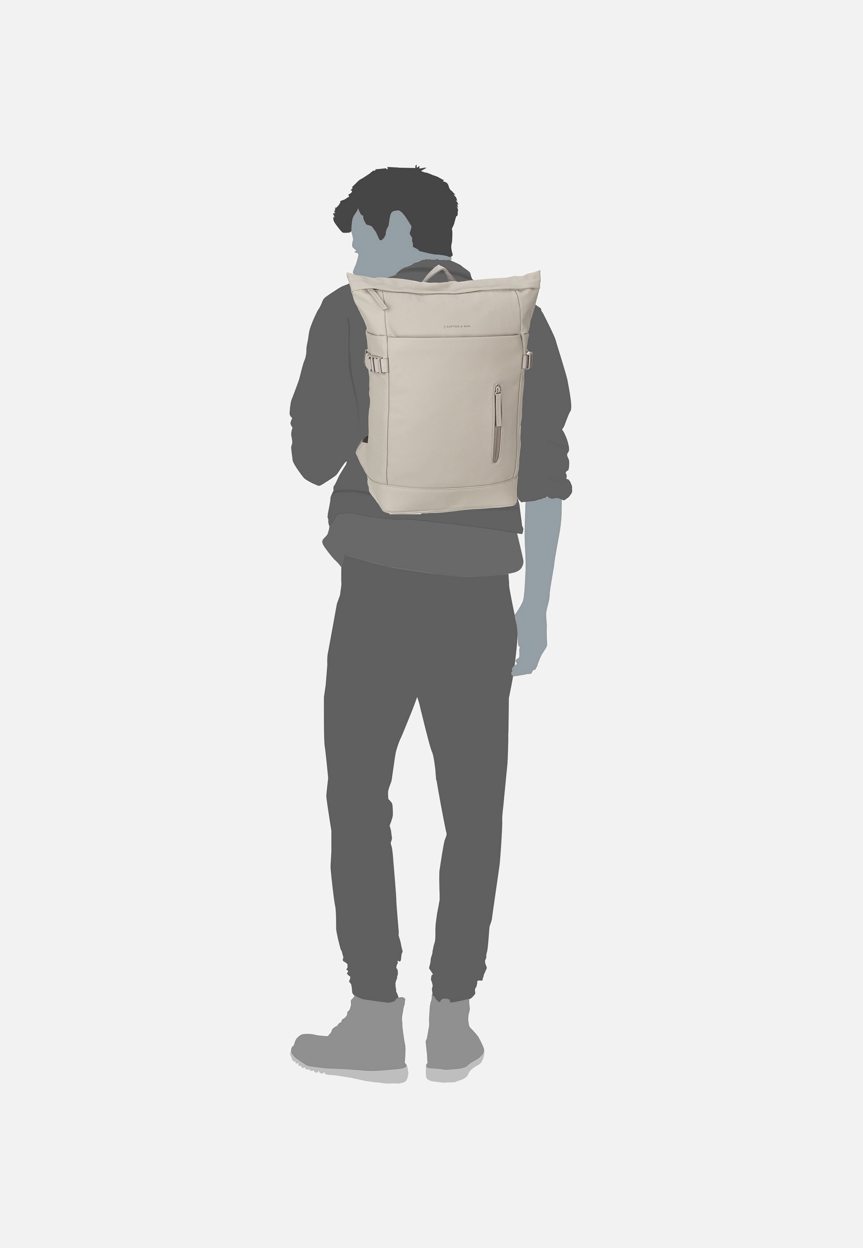 Kapten & Son - Helsinki Greige - Backpack | Neutral-Image