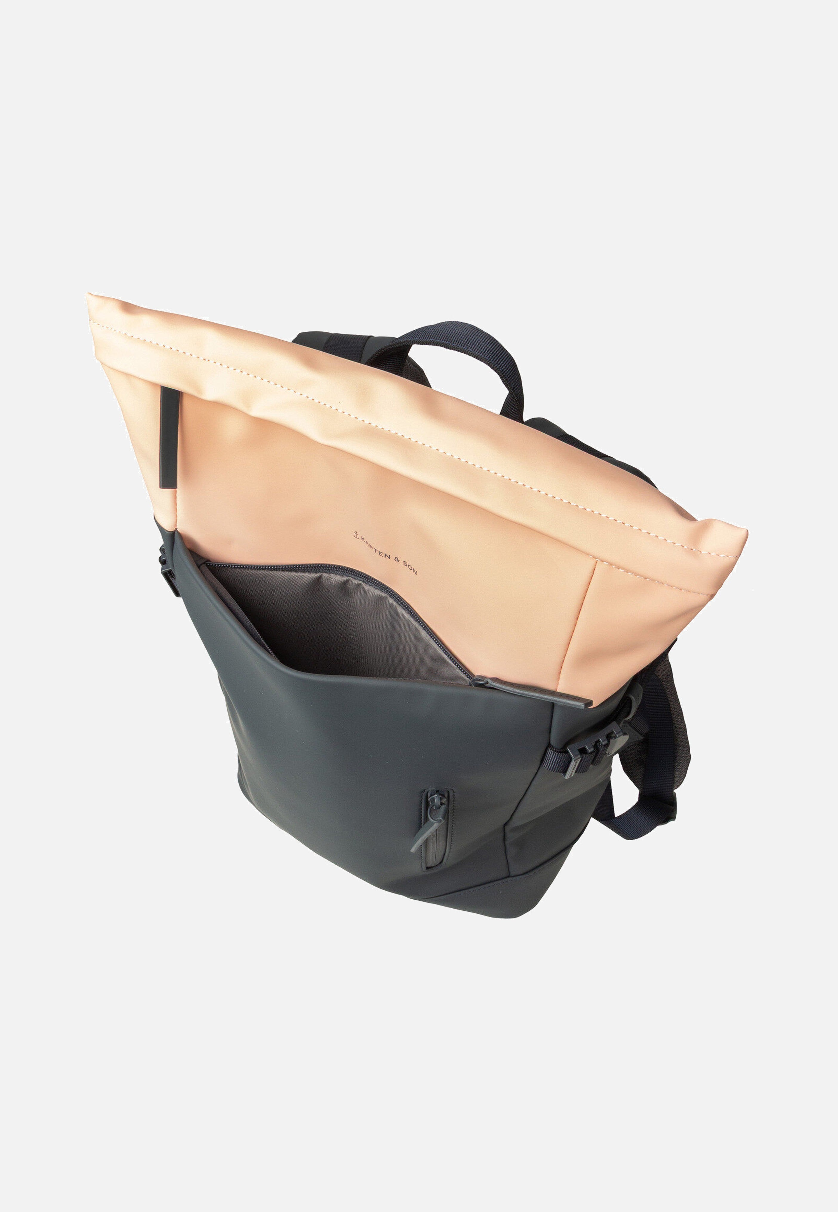 Kapten & Son - Helsinki Navy Blush - Backpack | Neutral-Image