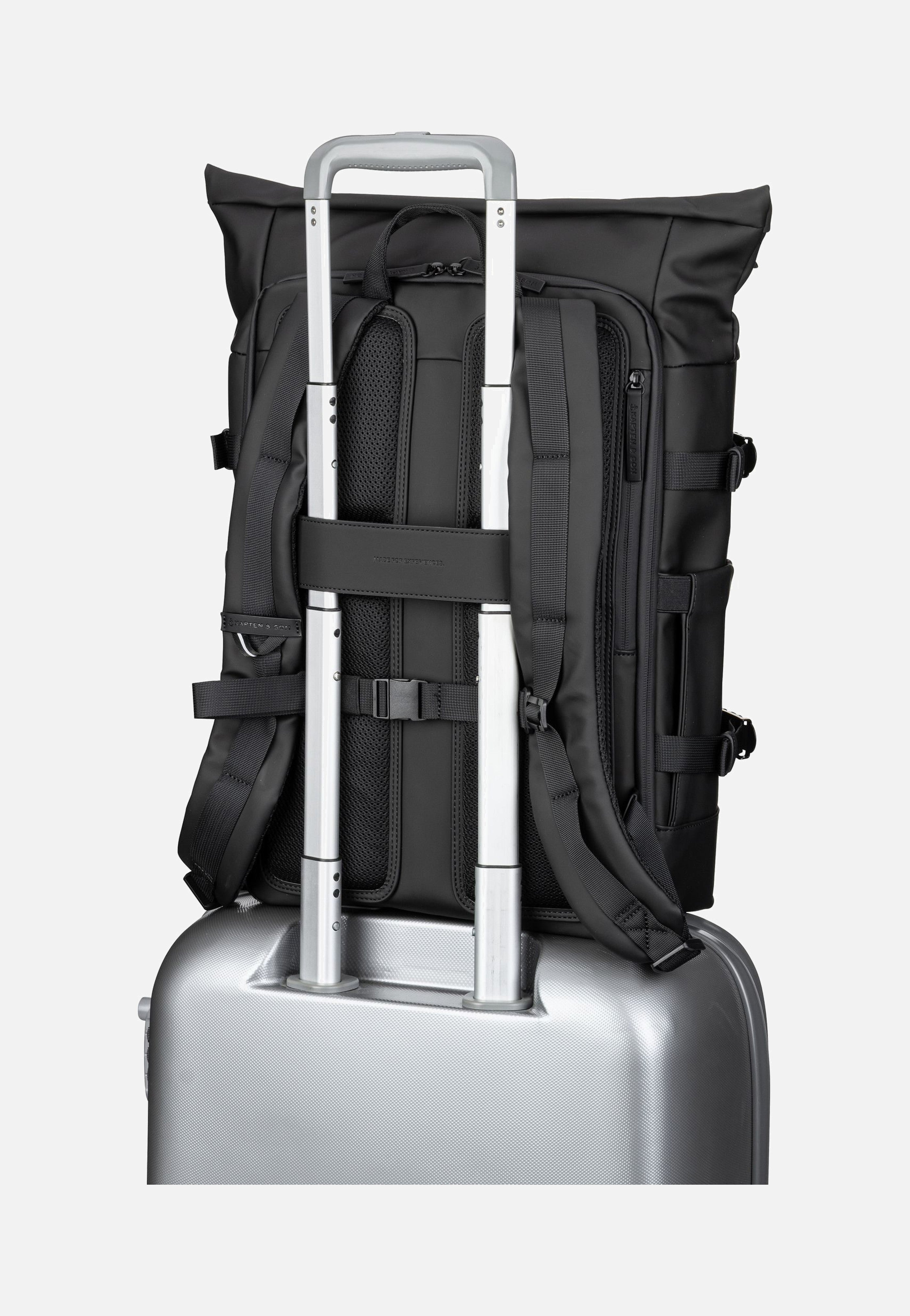 Kapten & Son - Helsinki Pro All Black - Backpack | Neutral-Image