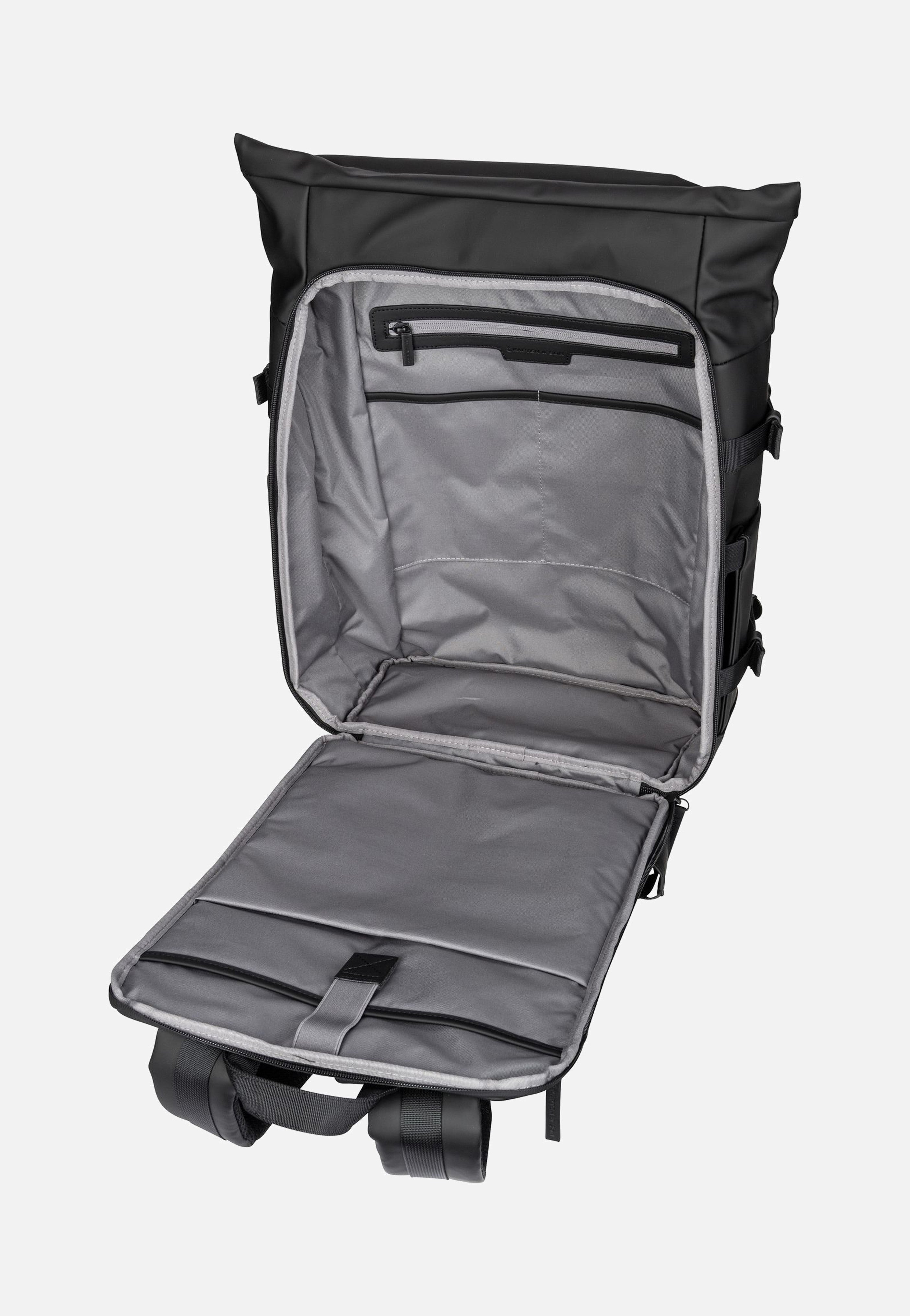 Kapten & Son - Helsinki Pro All Black - Backpack | Neutral-Image
