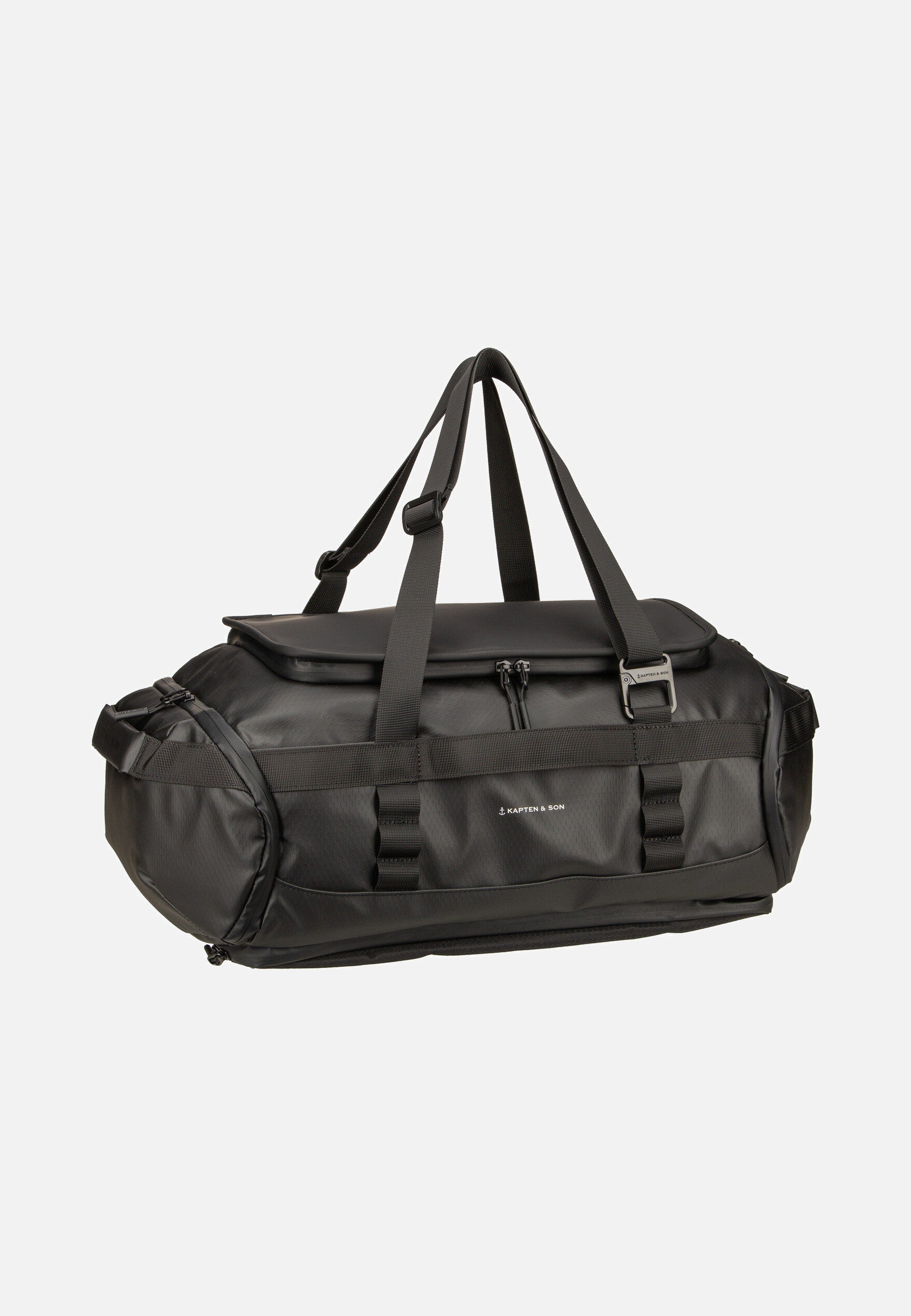 Kapten & Son Lisbon Duffle Backpack S All Black Backpack