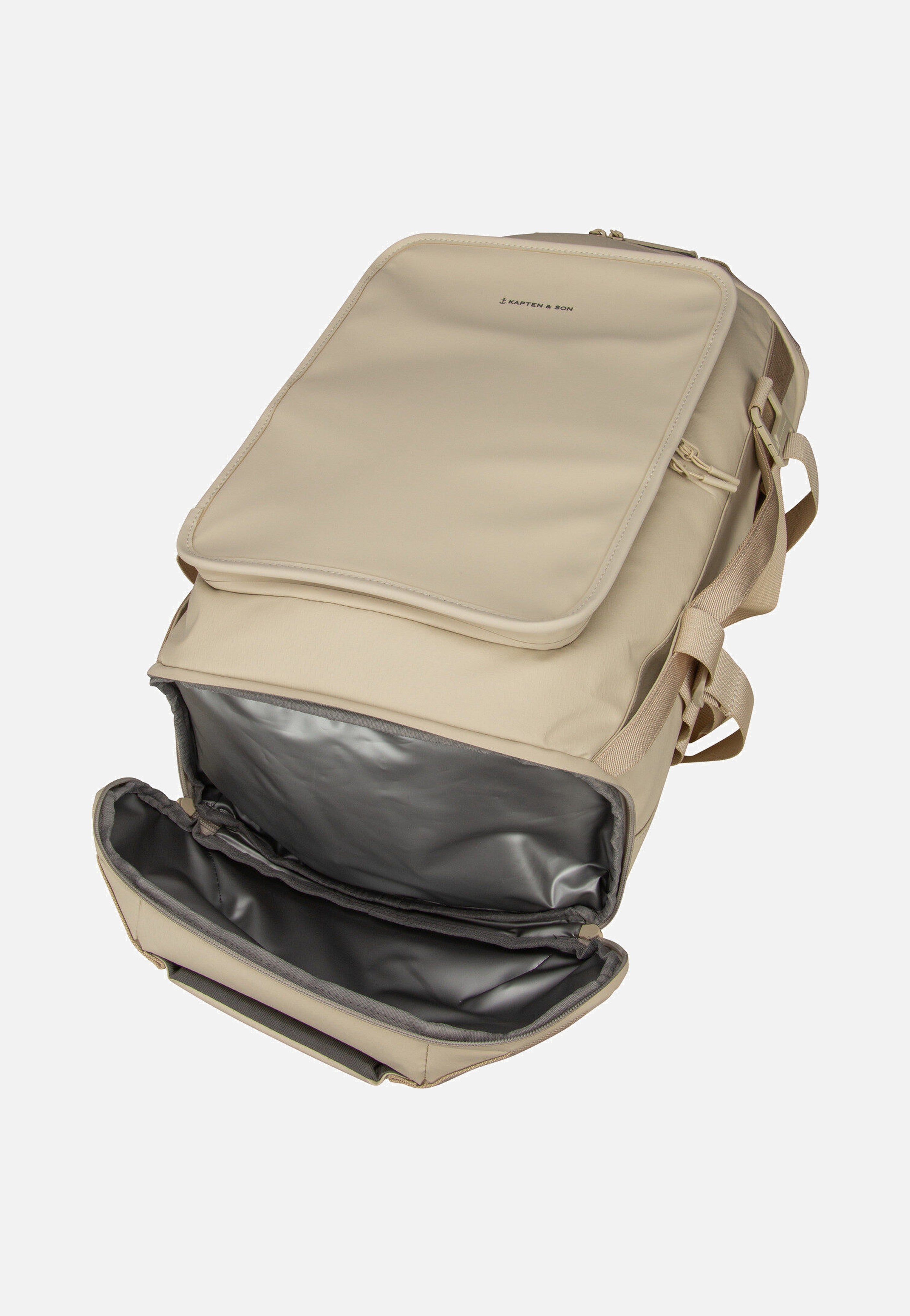 Kapten & Son Lisbon Duffle Backpack S Sandstone Backpack