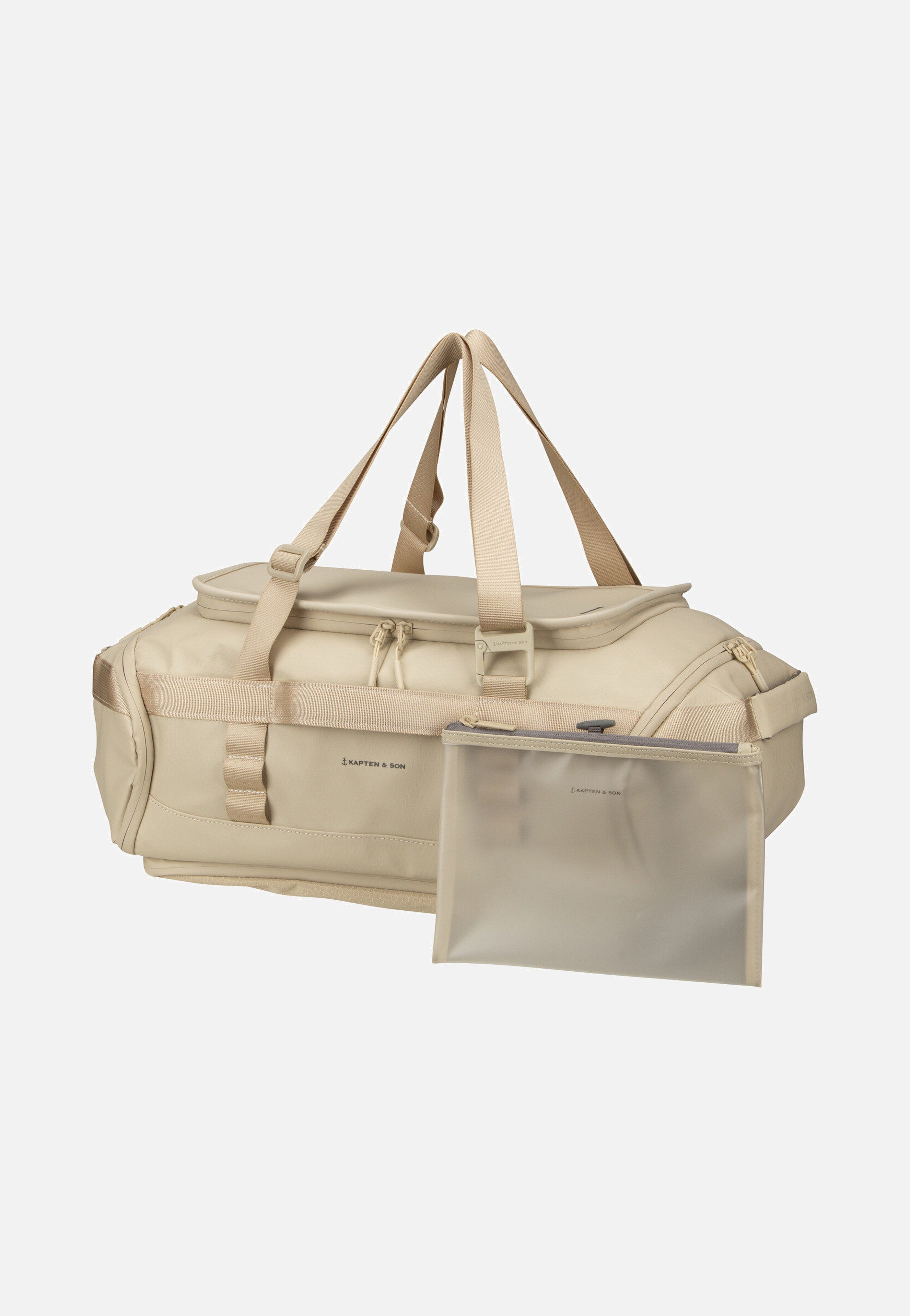 Kapten & Son - Lisbon Duffle Backpack S Sandstone - Backpack | Neutral-Image