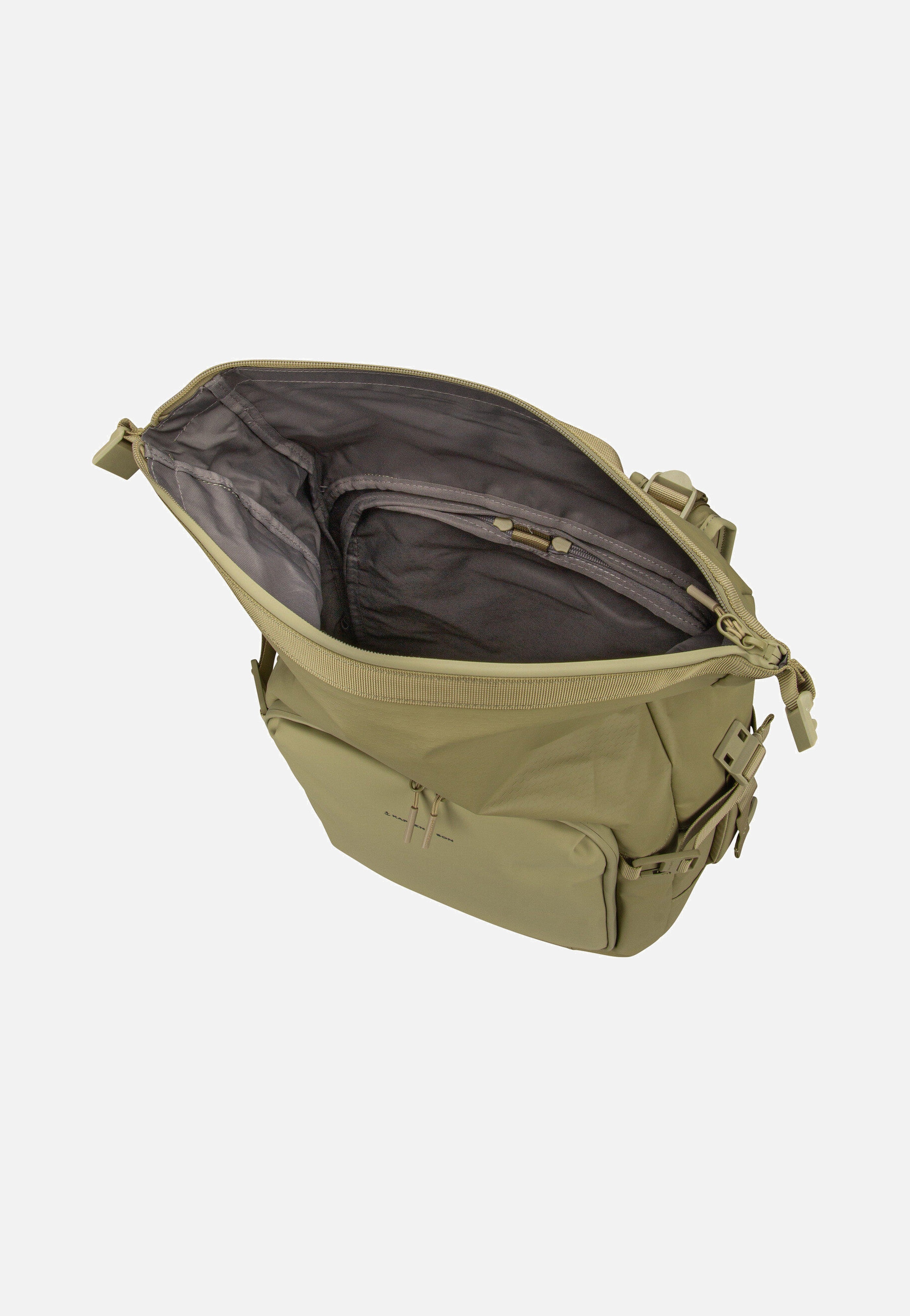 Kapten & Son - Lisbon Pro Rolltop S Dusty Pistachio - Backpack | Neutral-Image