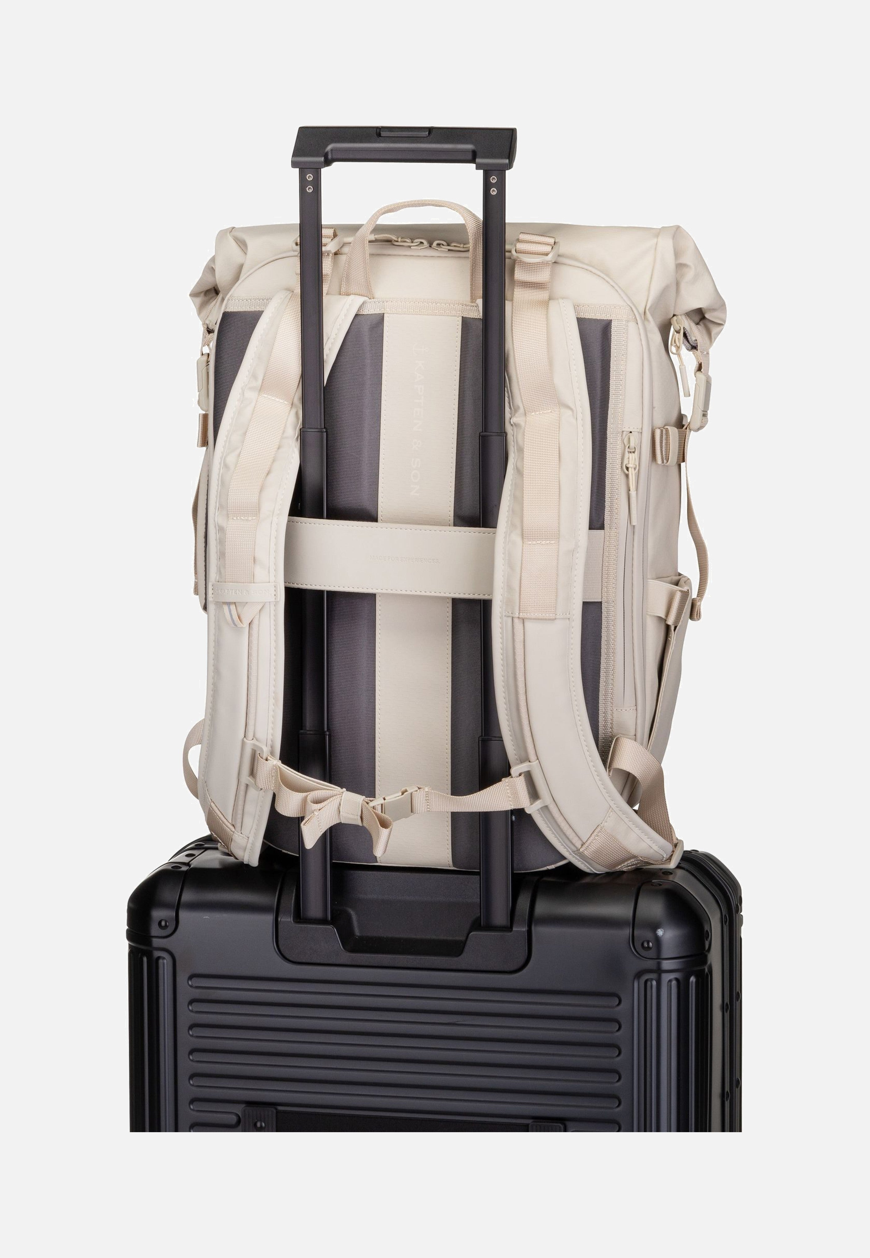 Kapten & Son - Lisbon Pro Rolltop S Sandstone - Backpack | Neutral-Image