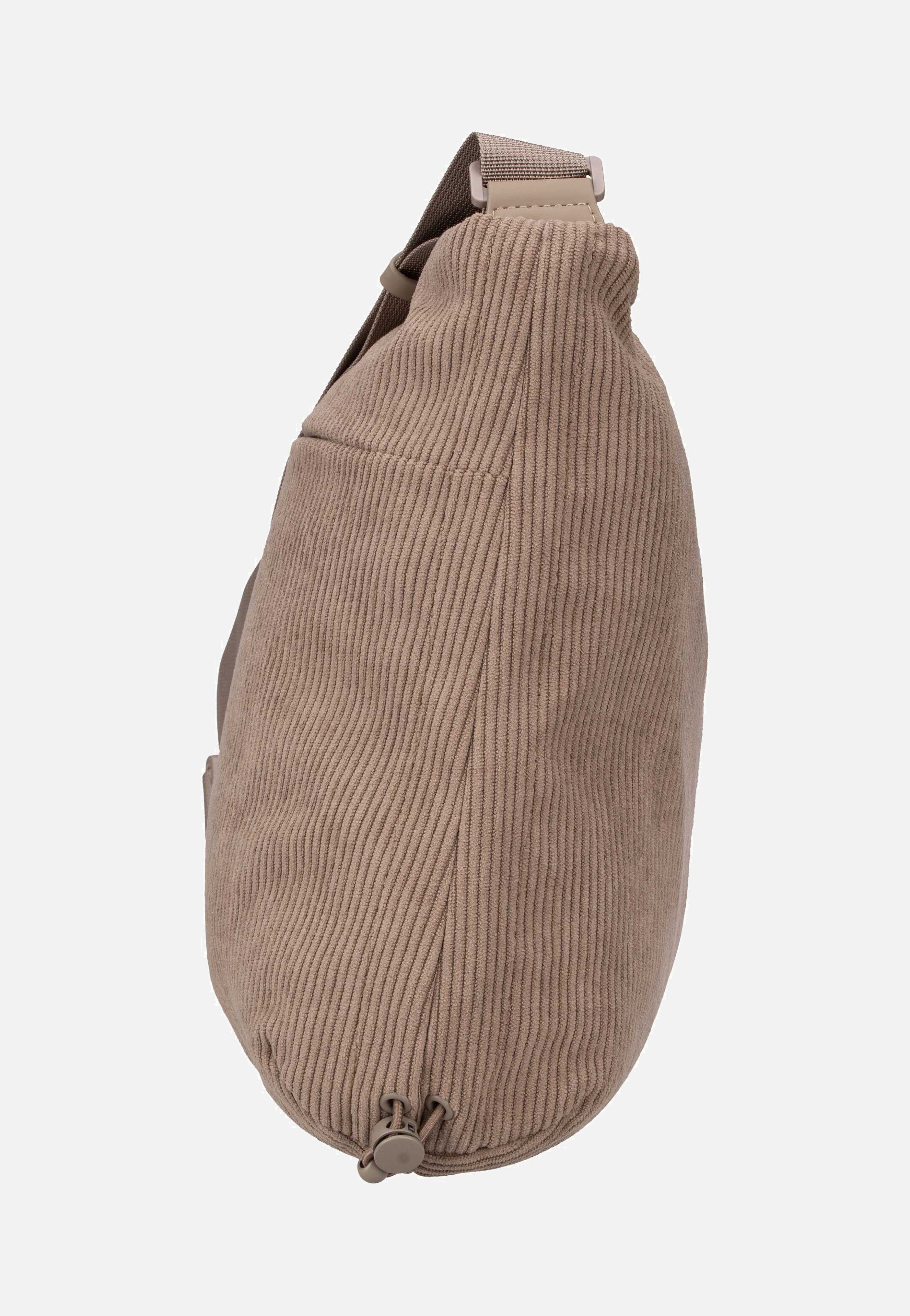Kapten & Son - Skara Large Cord Dusty Khaki - Crossbody Bag | Neutral-Image