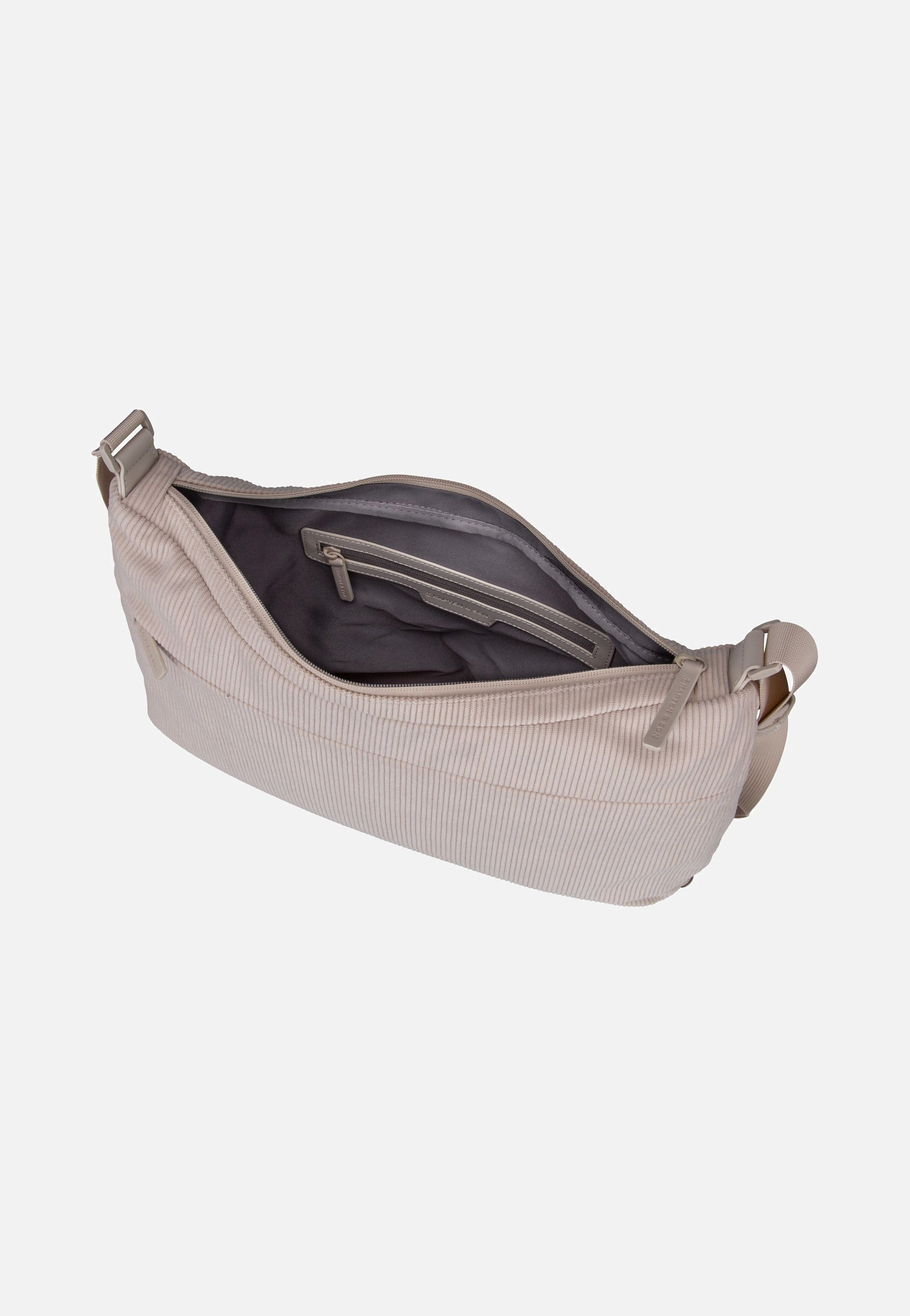 Kapten & Son - Skara Large Cord Sandstone - Crossbody Bag | Neutral-Image