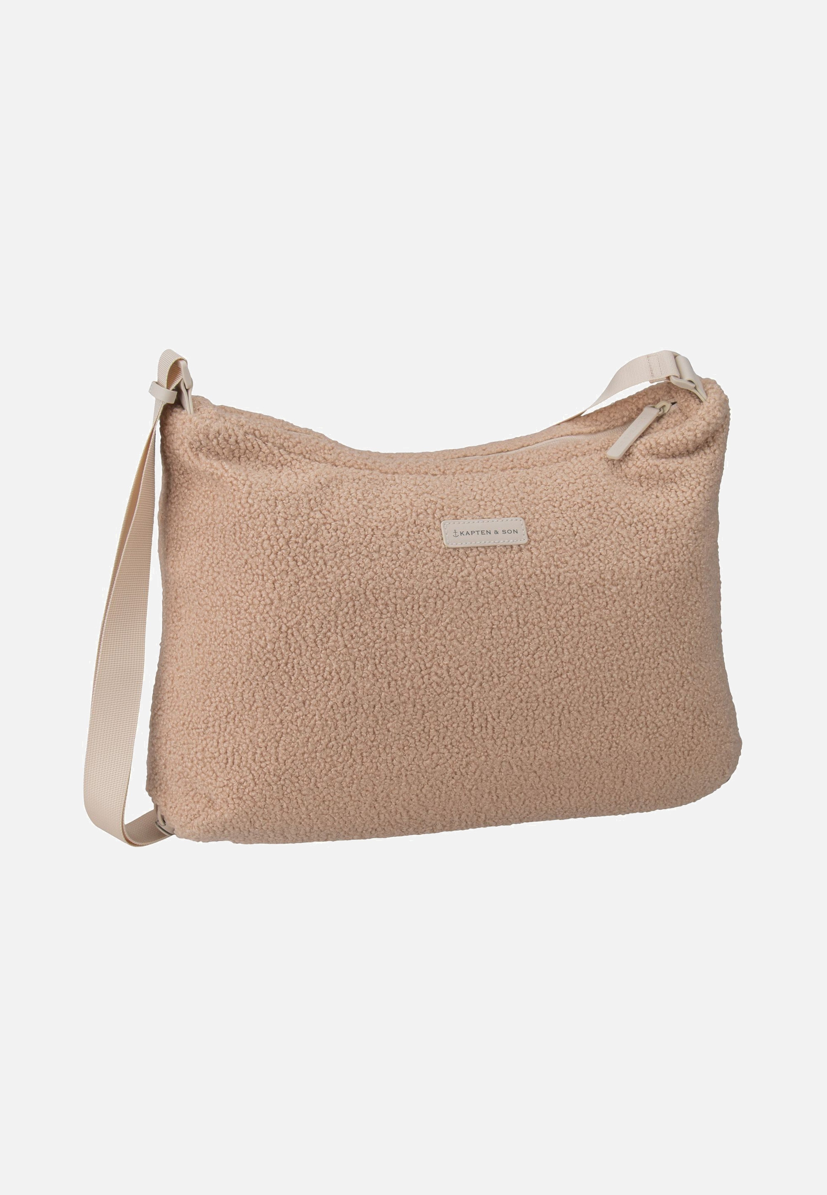 Kapten & Son Skara Large Fleece Sandstone Crossbody Bag