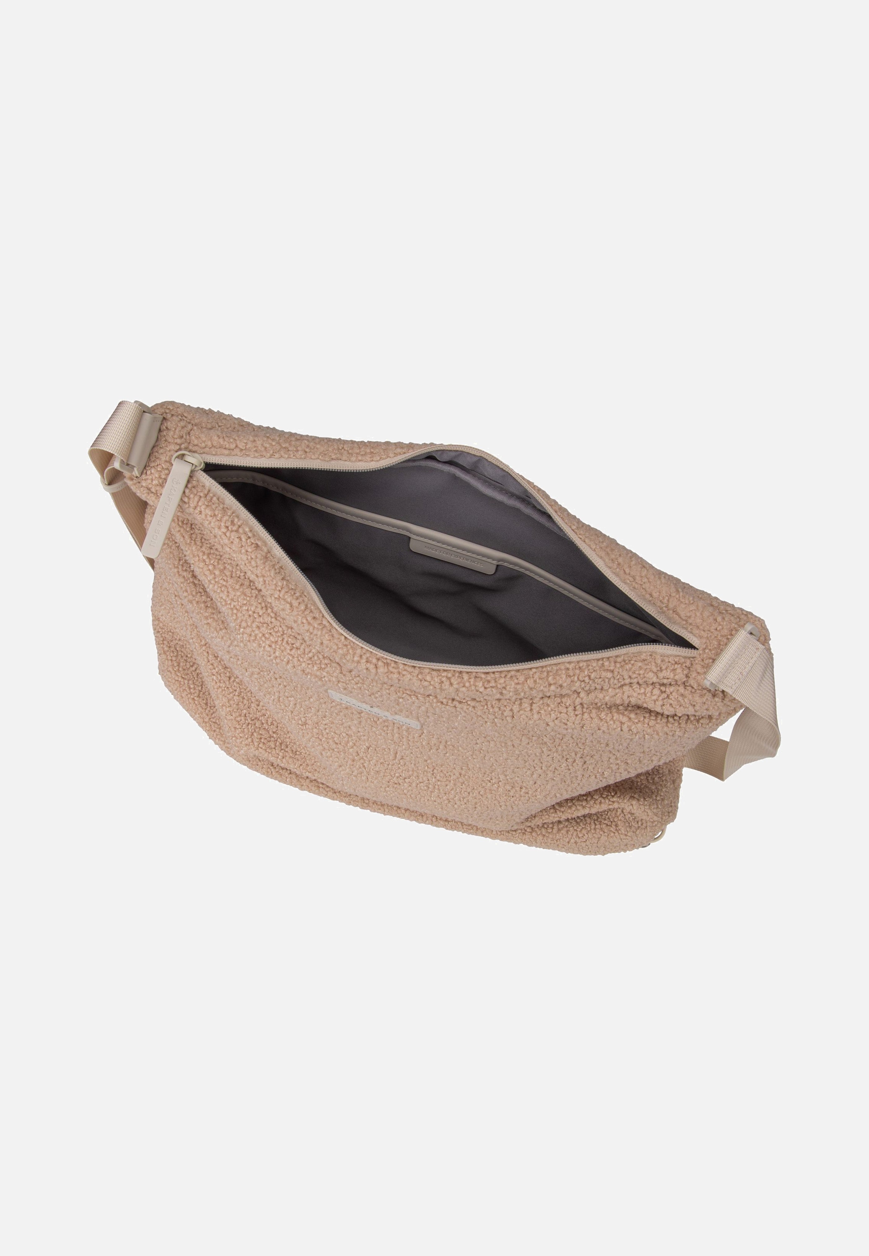 Kapten & Son Skara Large Fleece Sandstone Crossbody Bag