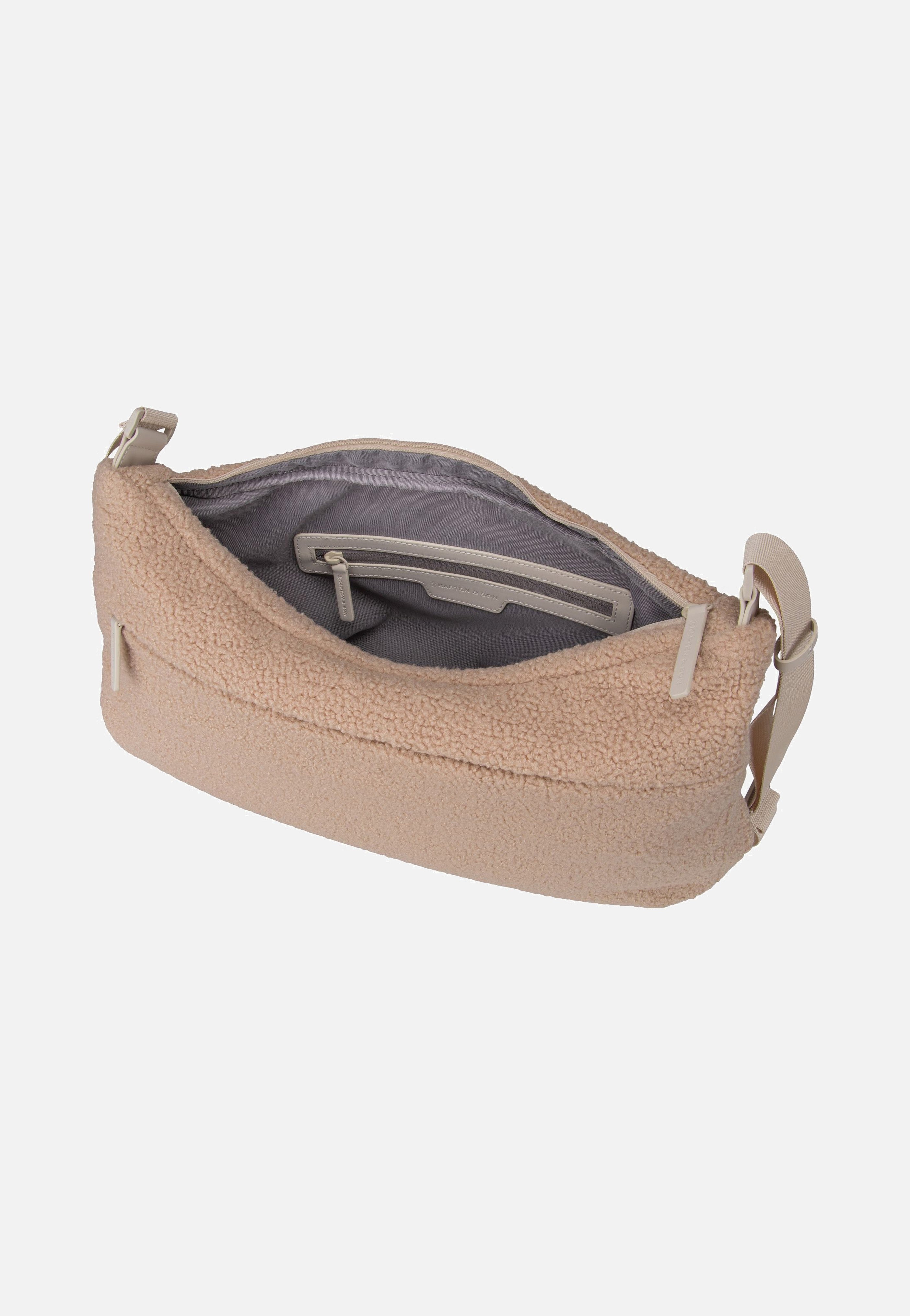 Kapten & Son Skara Large Fleece Sandstone Crossbody Bag