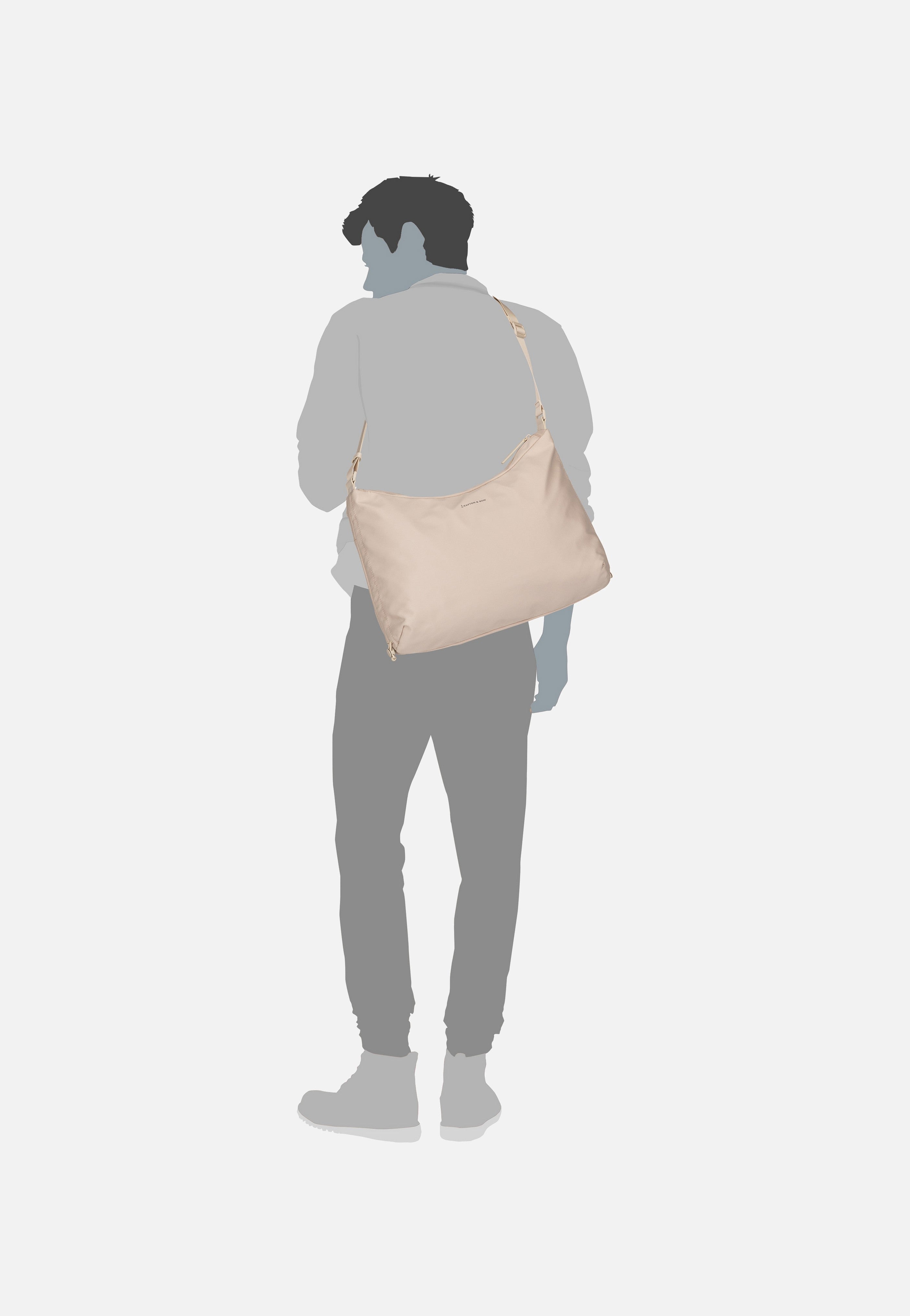 Kapten & Son - Skara Large Sandstone - Pouch Bag | Neutral-Image