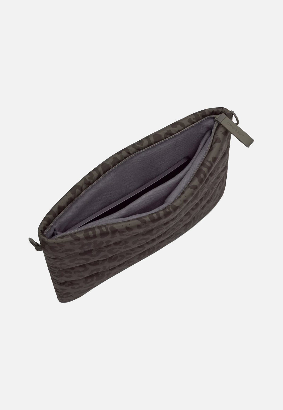 Kapten & Son Ava Leo Dark Brown Laptop Sleeve