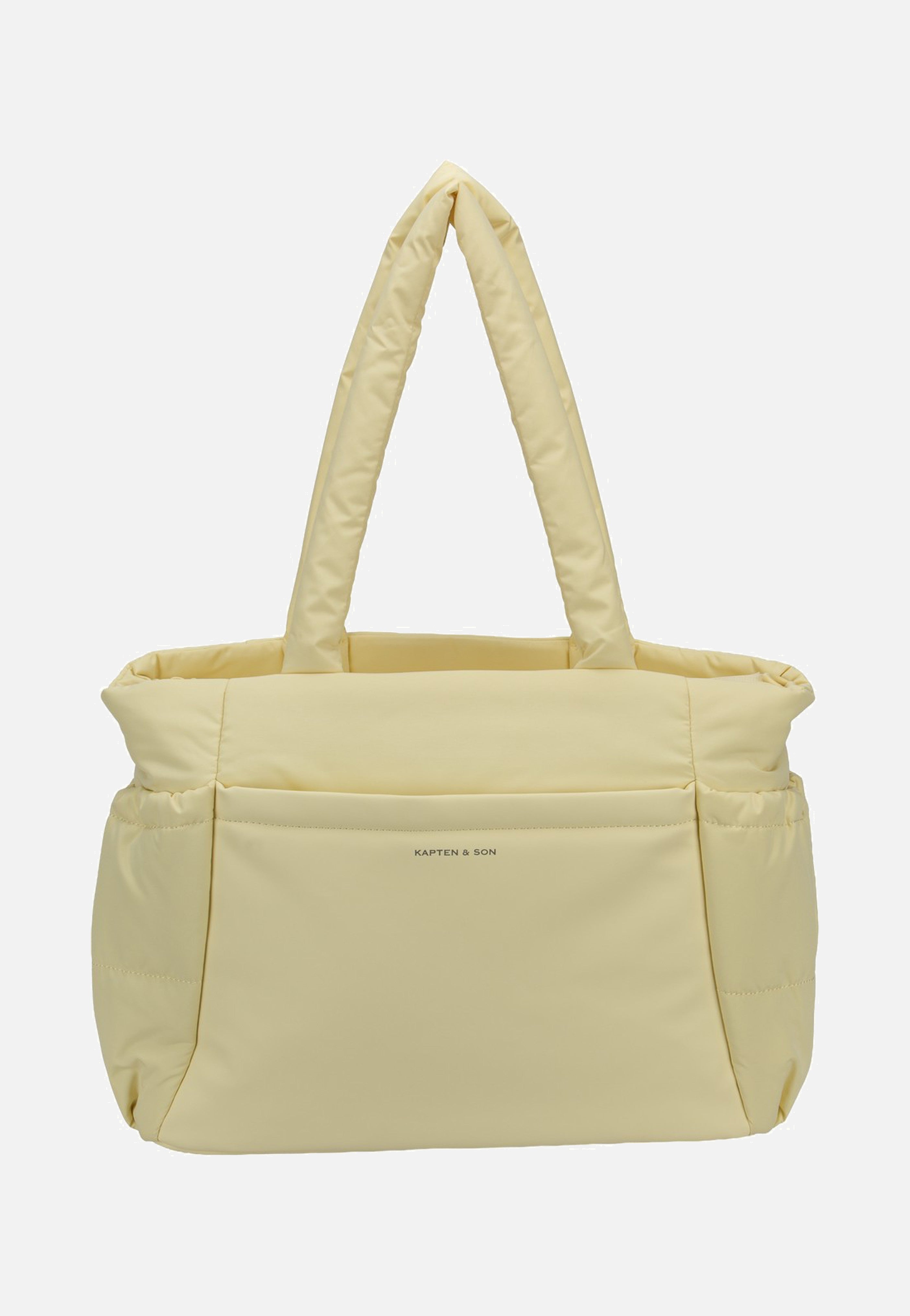 Kapten & Son Hellvi Cloud Medium Butter Yellow Shopper