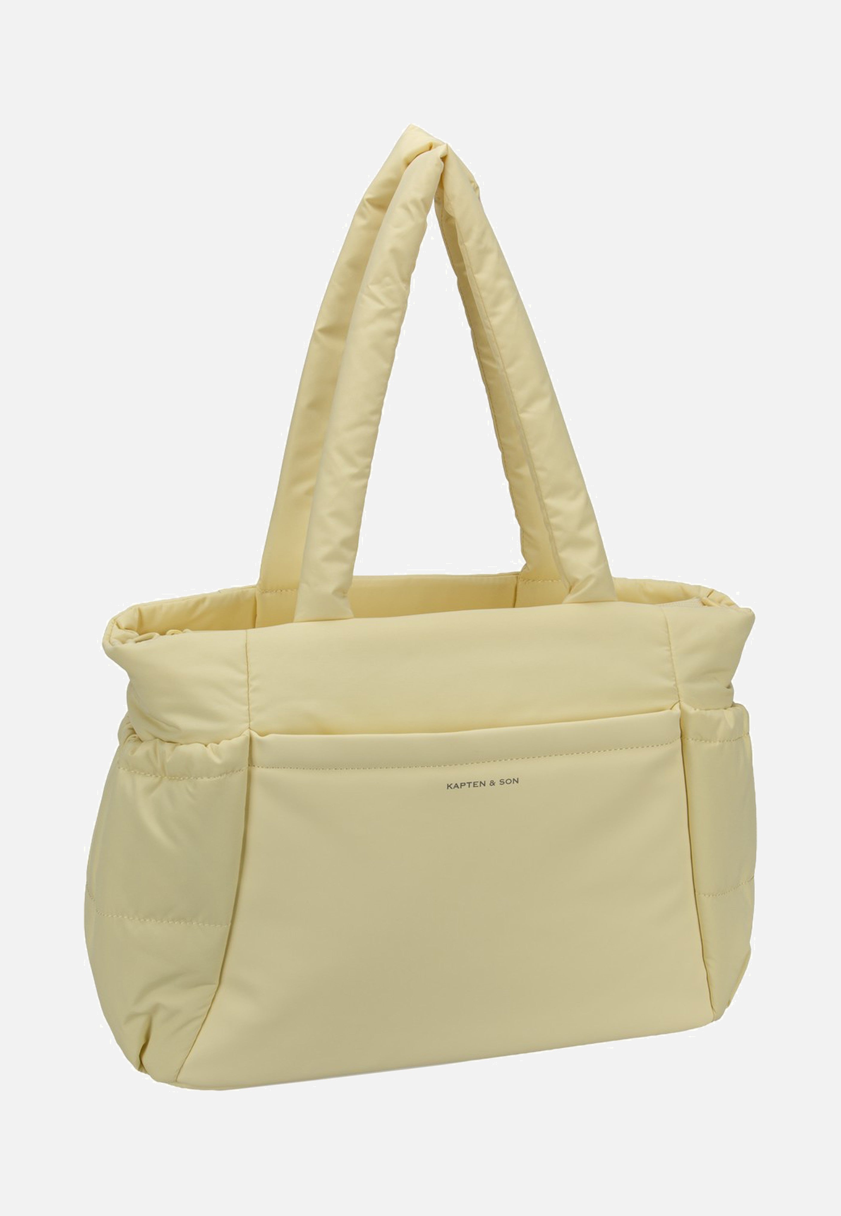 Kapten & Son Hellvi Cloud Medium Butter Yellow Shopper