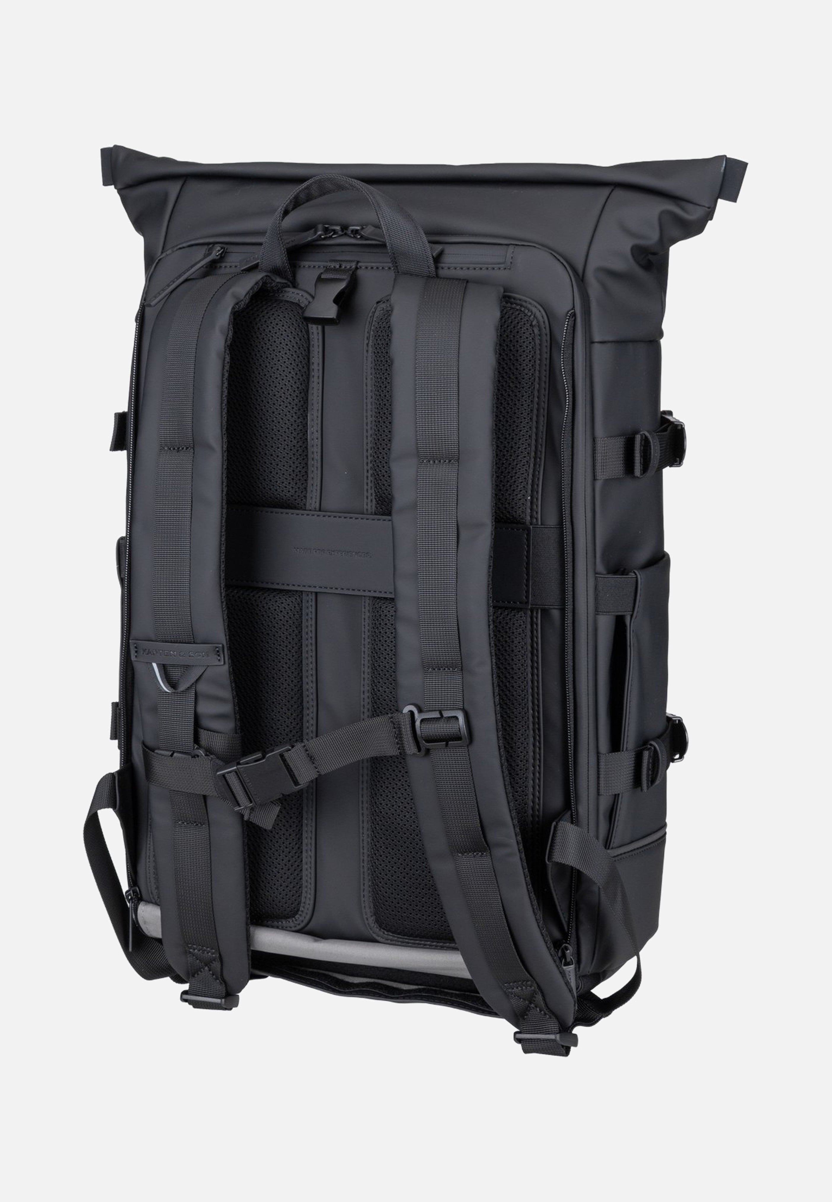 Kapten & Son Helsinki Pro Bike Backpack All Black 2in1 Bike Bag Backpack