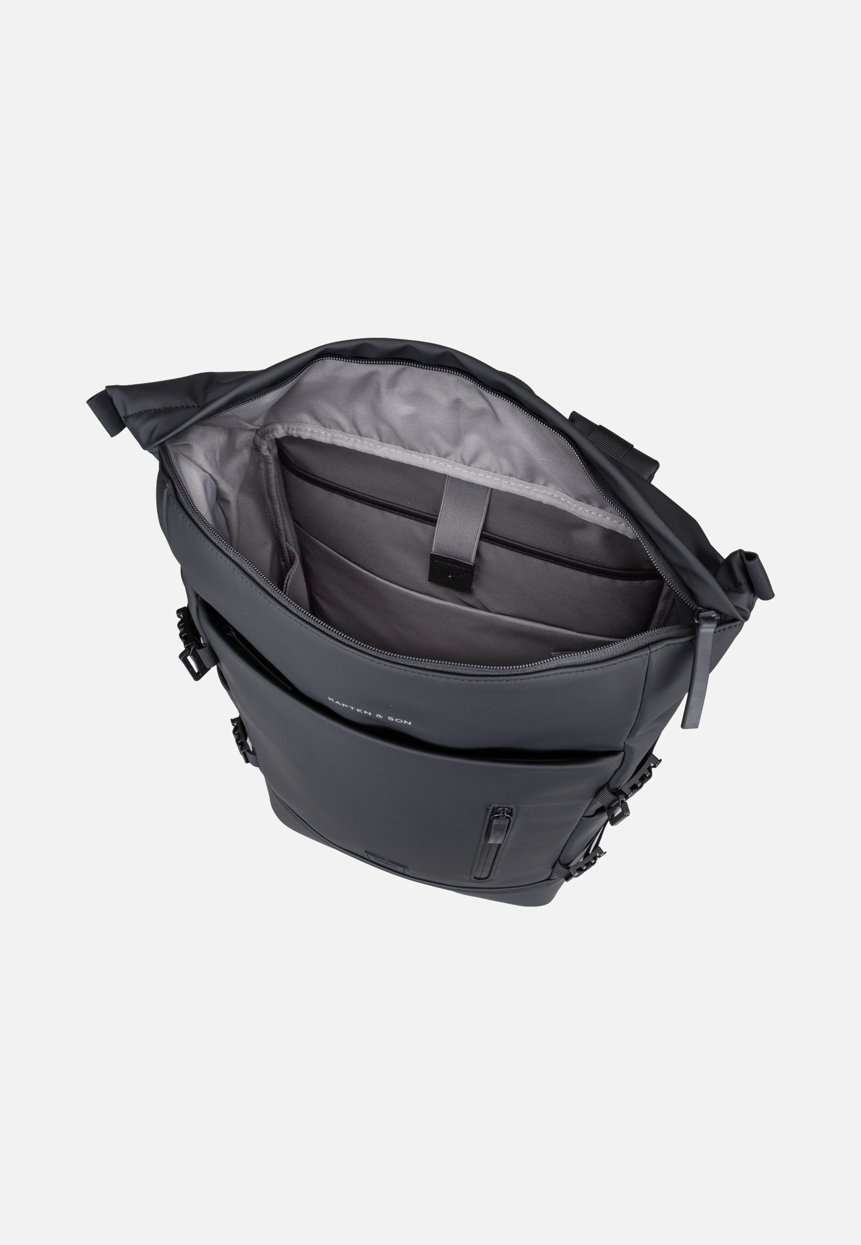 Kapten & Son Helsinki Pro Bike Backpack All Black 2in1 Bike Bag Backpack