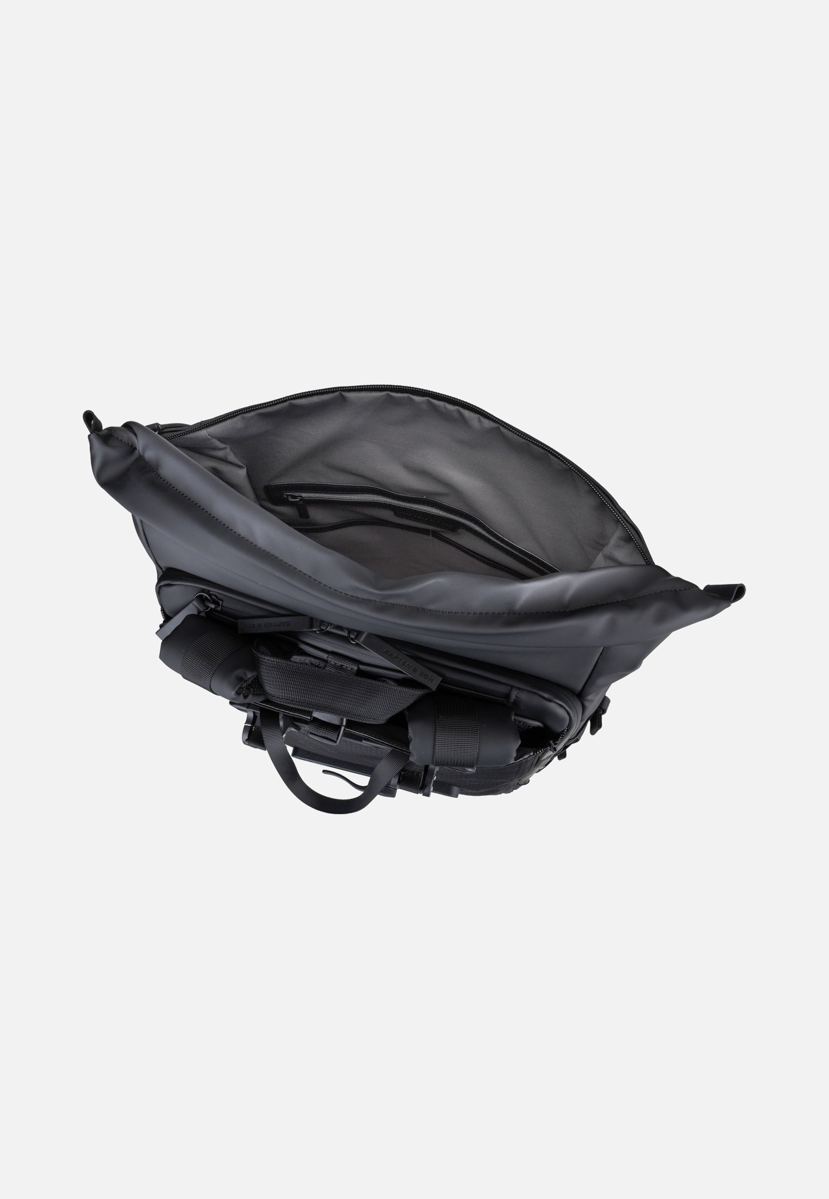 Kapten & Son Helsinki Pro Bike Backpack All Black 2in1 Bike Bag Backpack