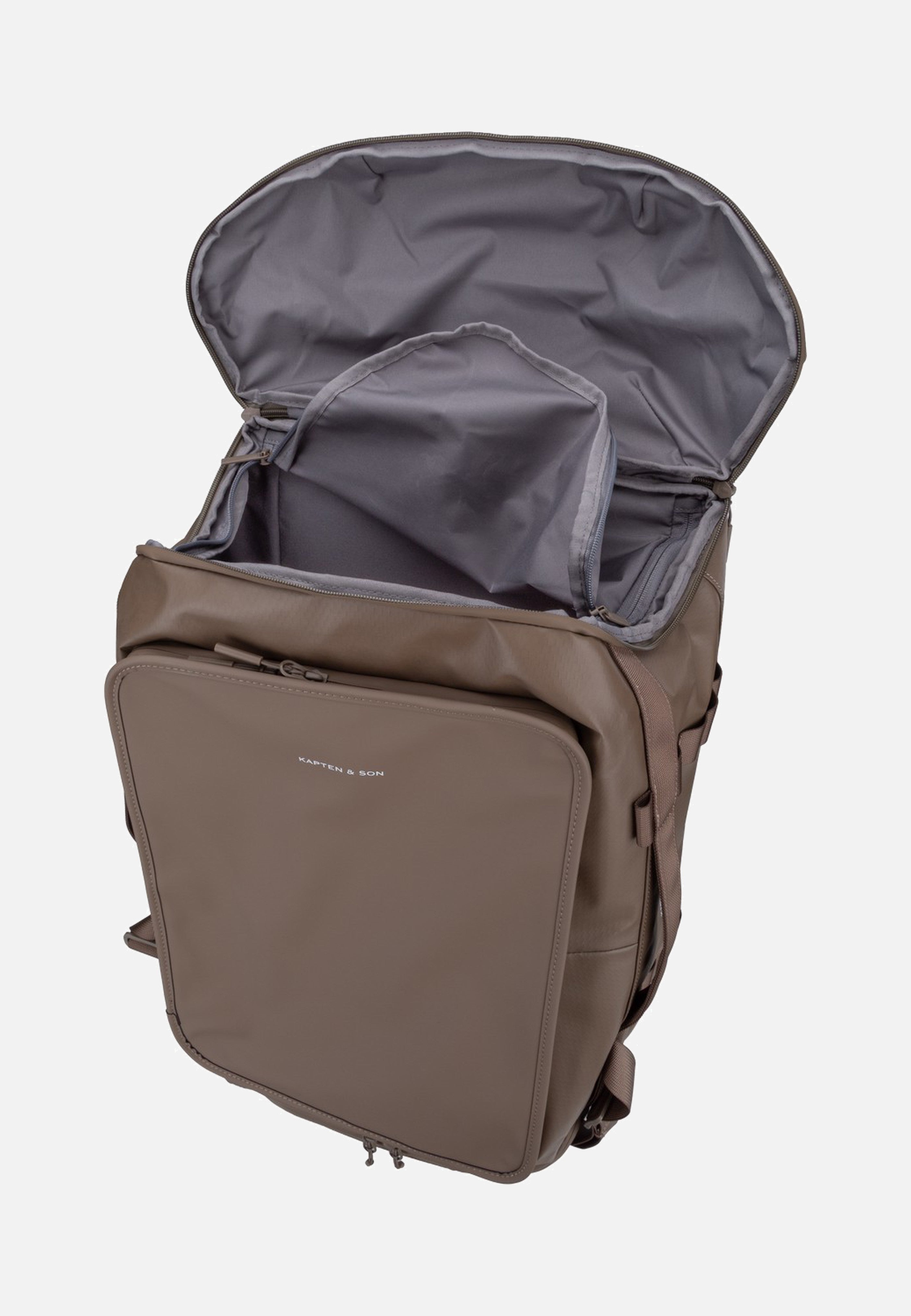 Kapten & Son Lisbon Duffle Backpack Large Walnut Travel Backpack