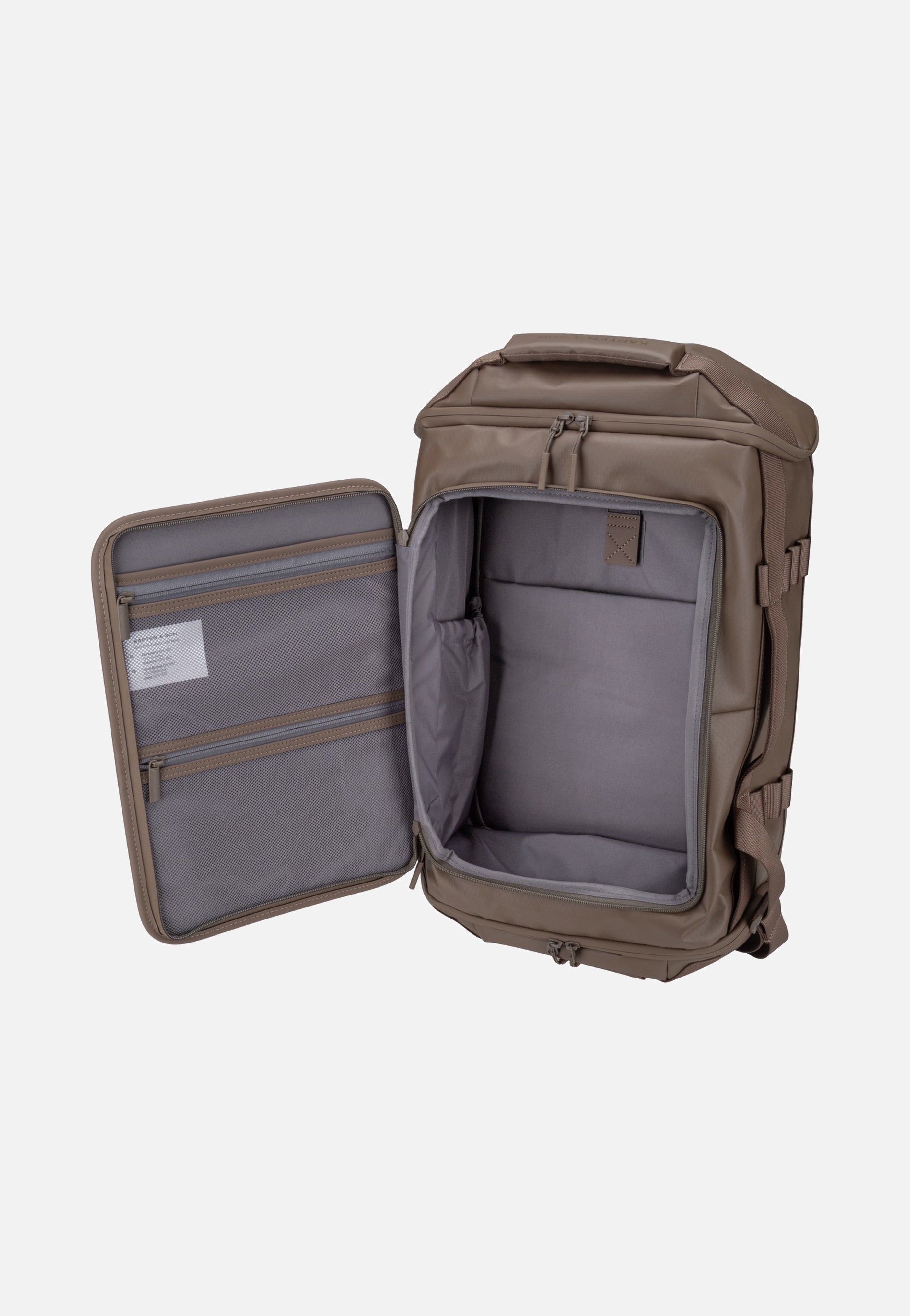 Kapten & Son Lisbon Duffle Backpack Small Walnut Travel Backpack
