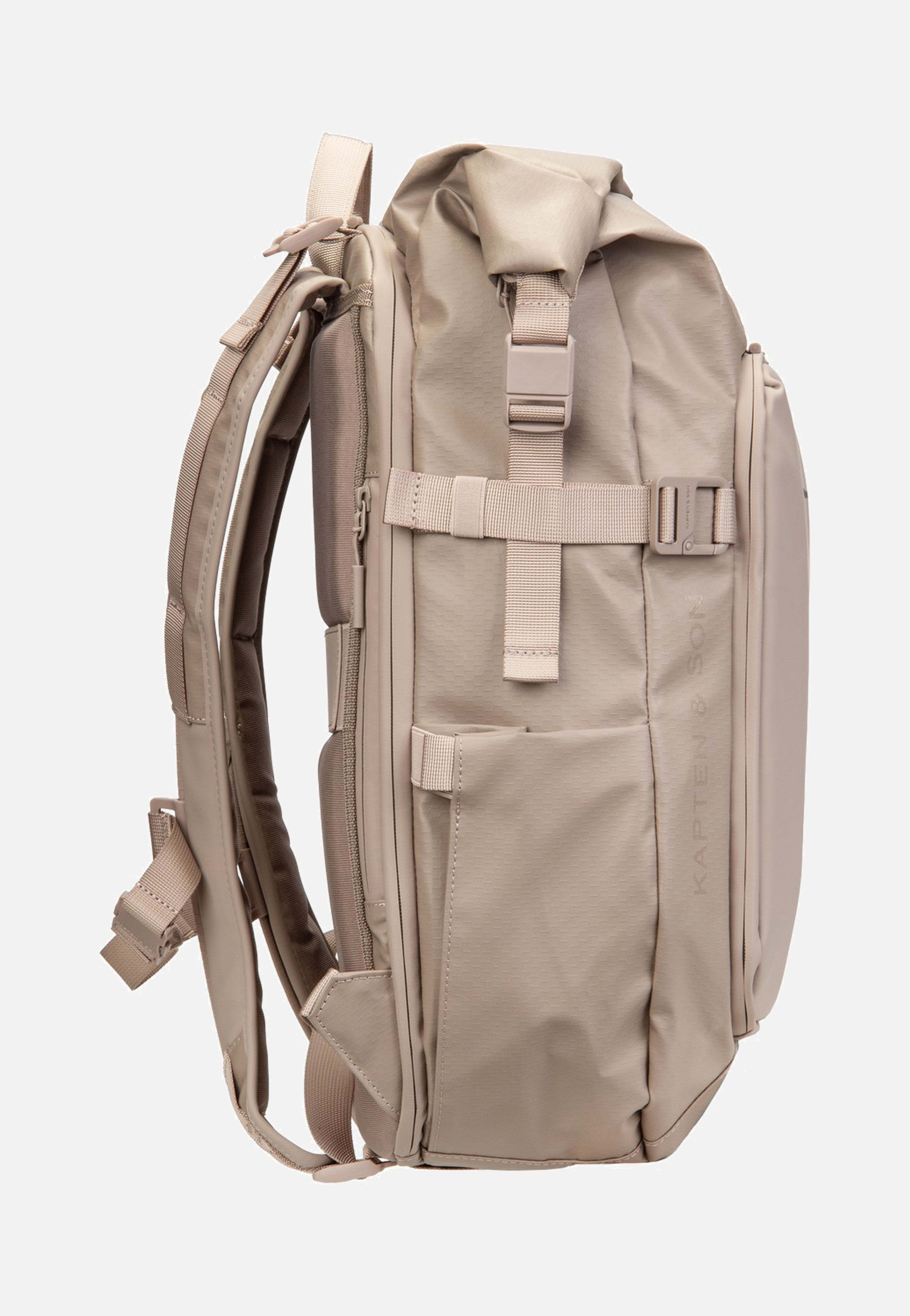 Kapten & Son Lisbon Pro Muted Rose Rolltop Backpack