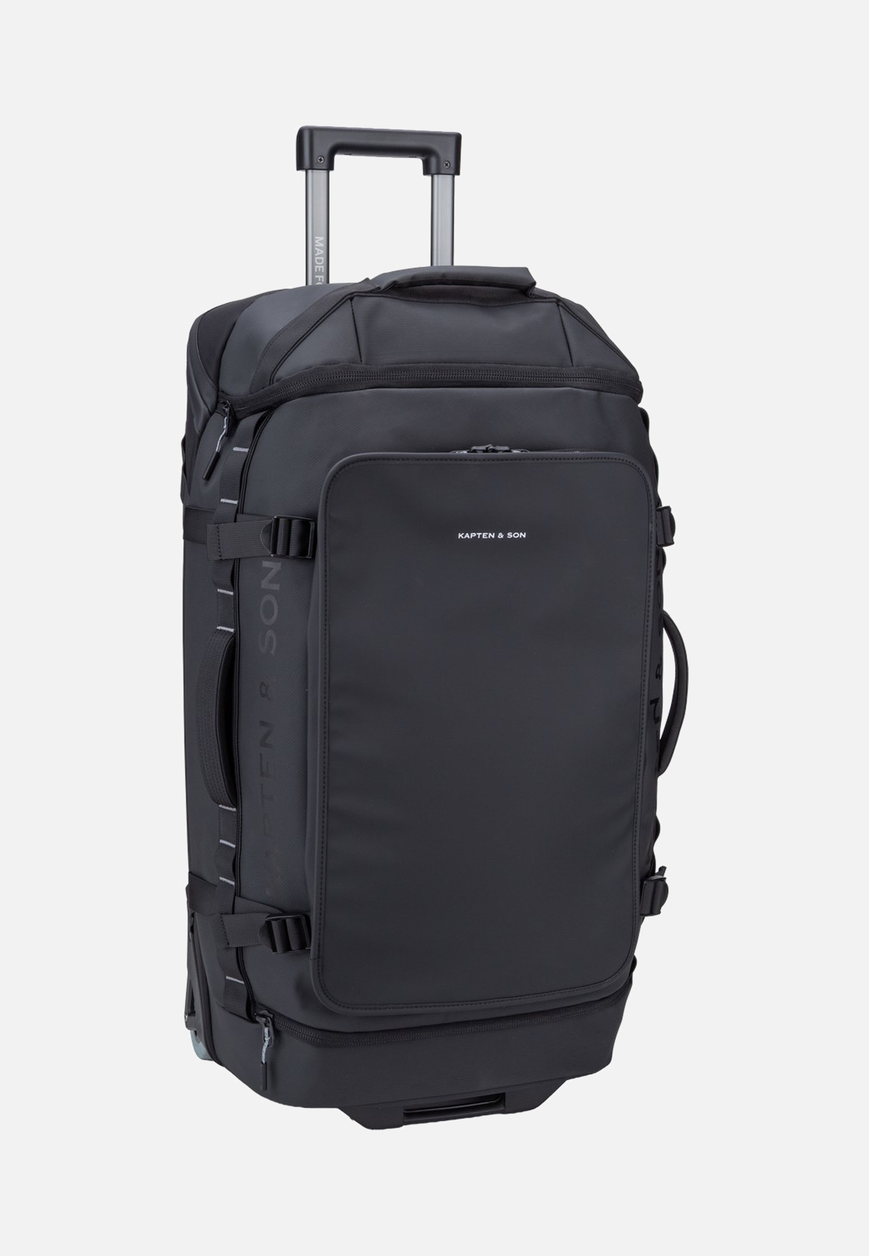 Kapten & Son Lisbon Soft Trolley All Black Suitcase