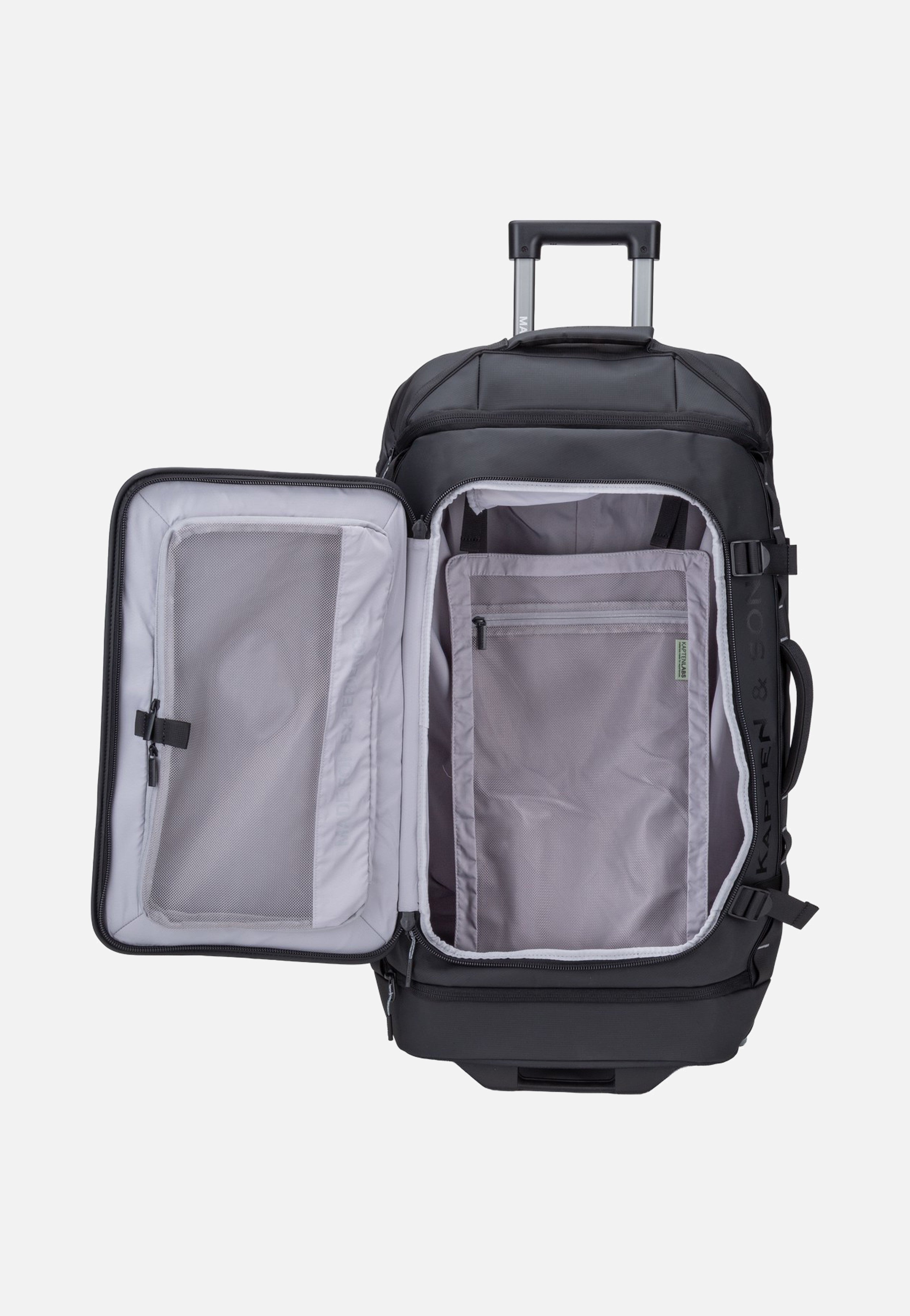 Kapten & Son Lisbon Soft Trolley All Black Suitcase