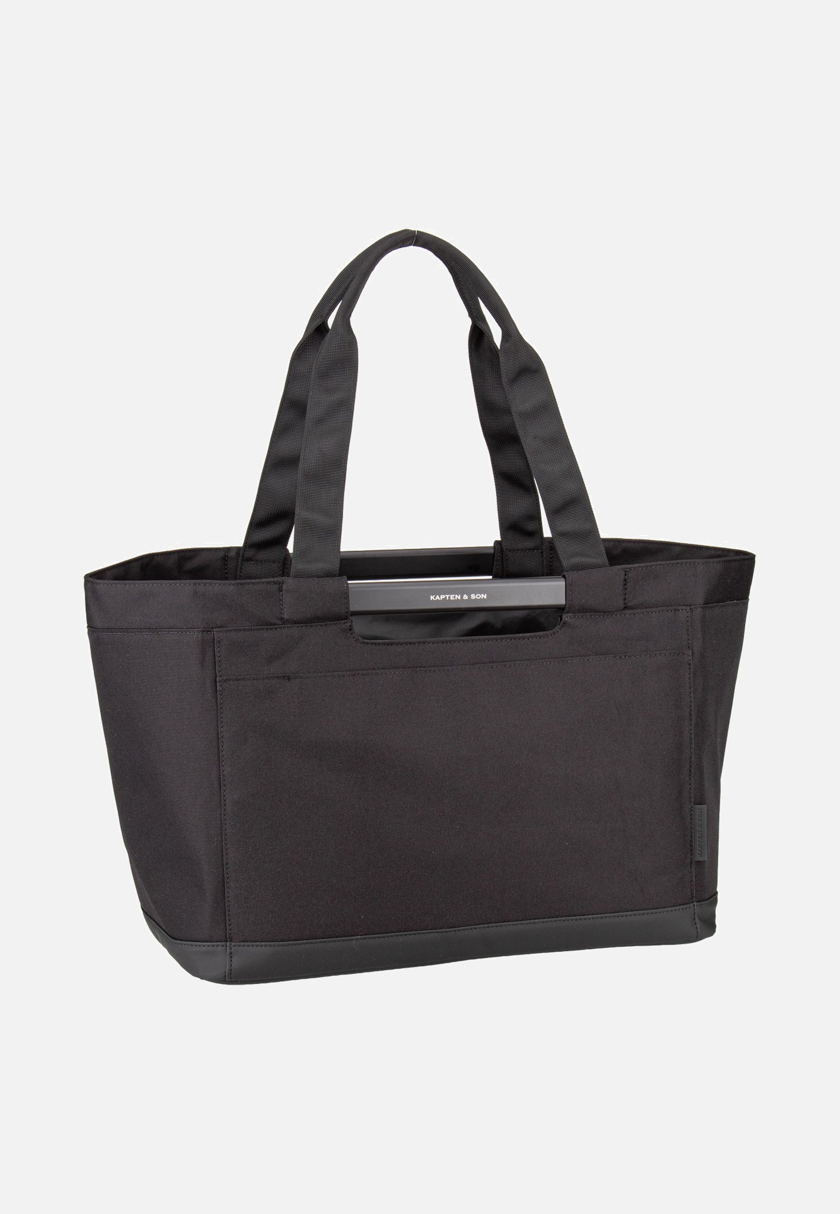 Kapten & Son Vaasa Shopping Basket All Black Shopping Basket