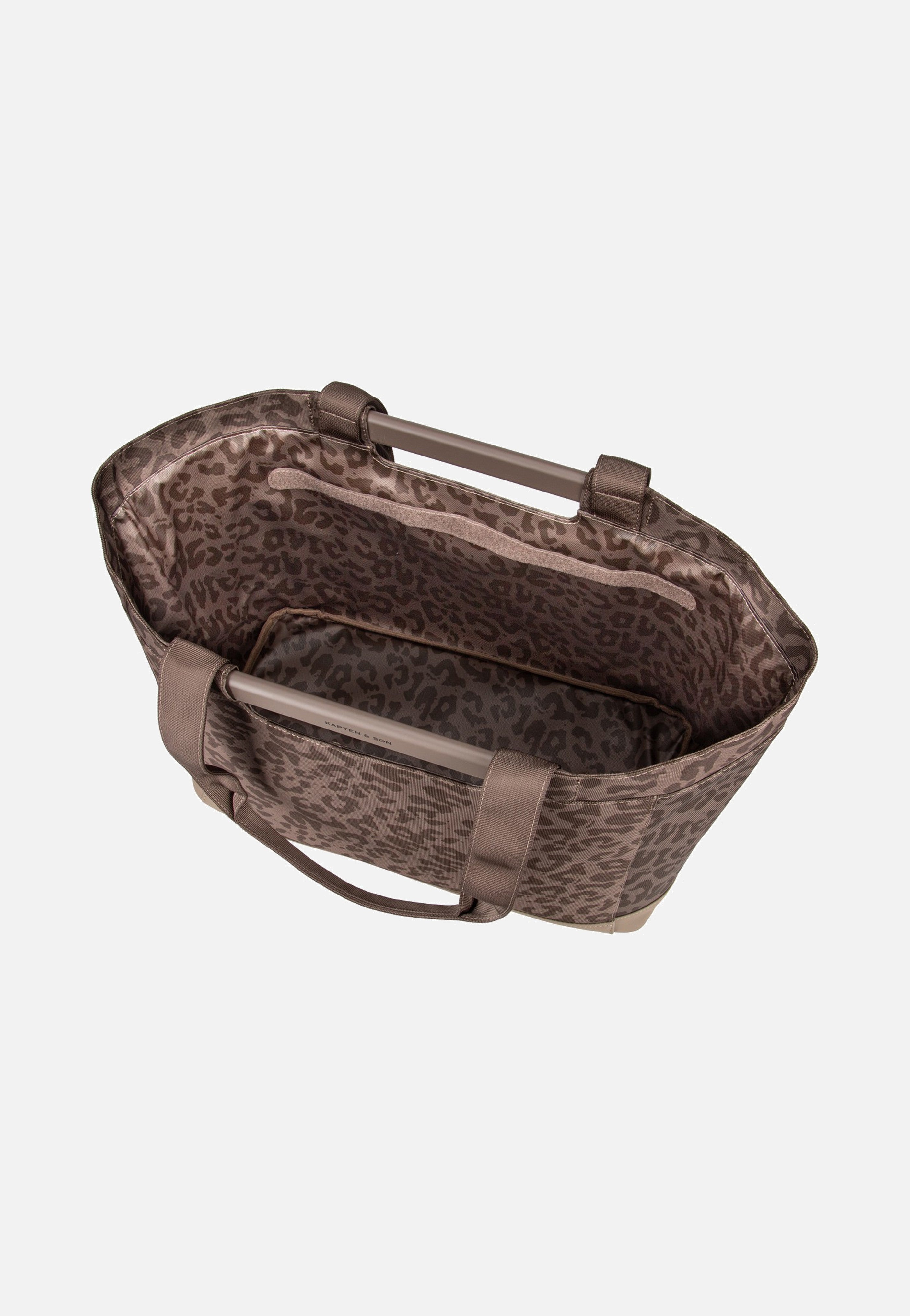 Kapten & Son Vaasa Shopping Basket Leo dark brown Shopping Basket