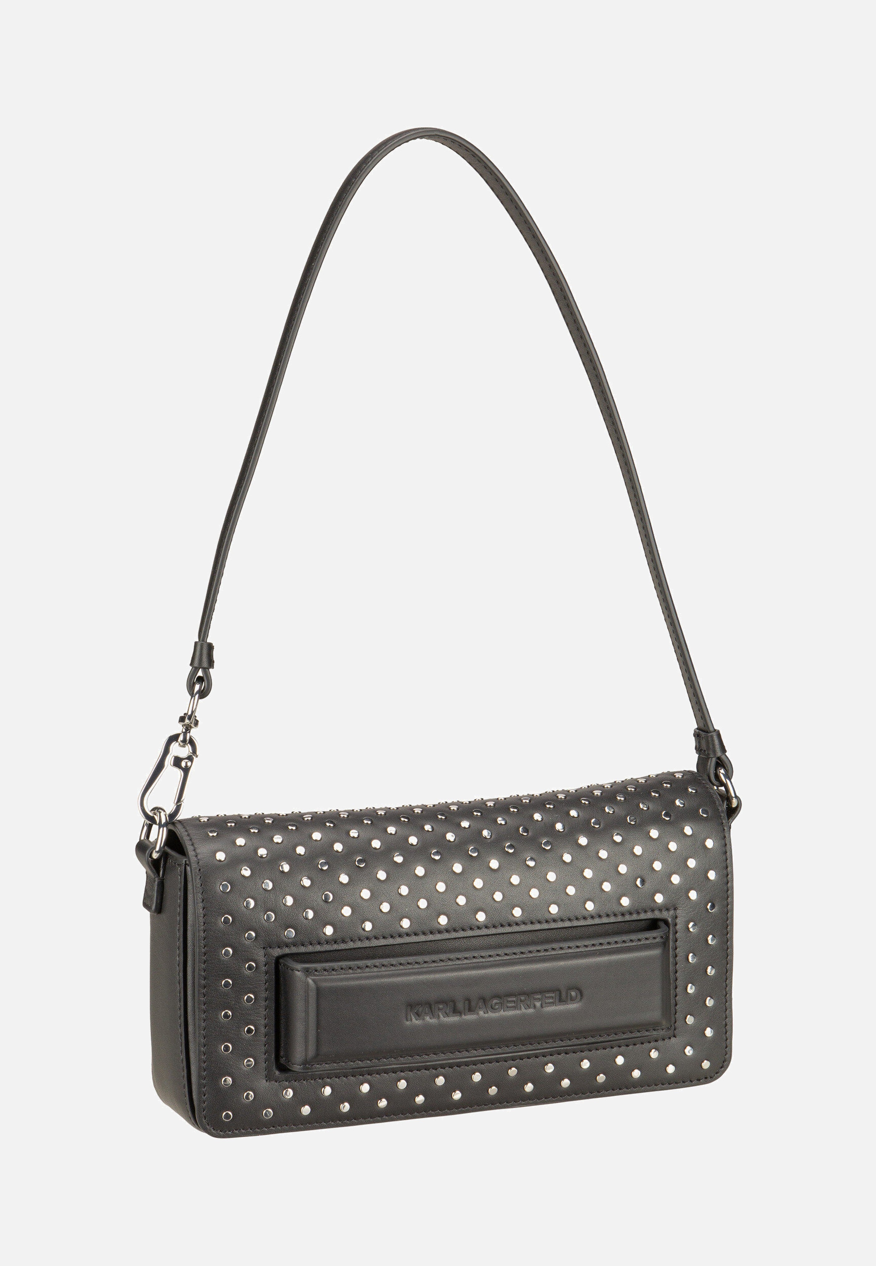 Karl Lagerfeld - Ikon/K Soft Shoulderbag Studs Black Embellishment - Evening Bag | Women-Image
