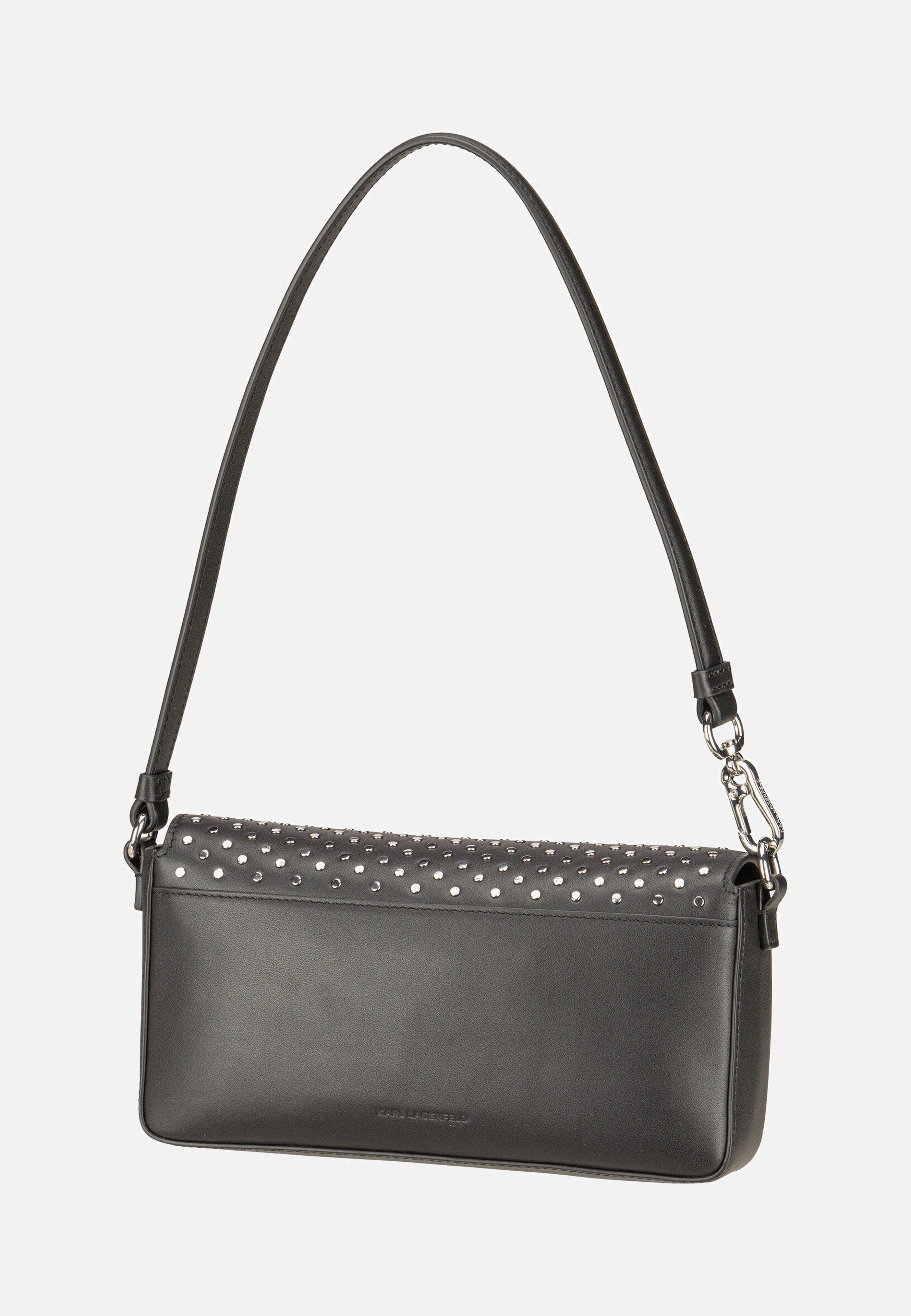 Karl Lagerfeld - Ikon/K Soft Shoulderbag Studs Black Embellishment - Evening Bag | Women-Image