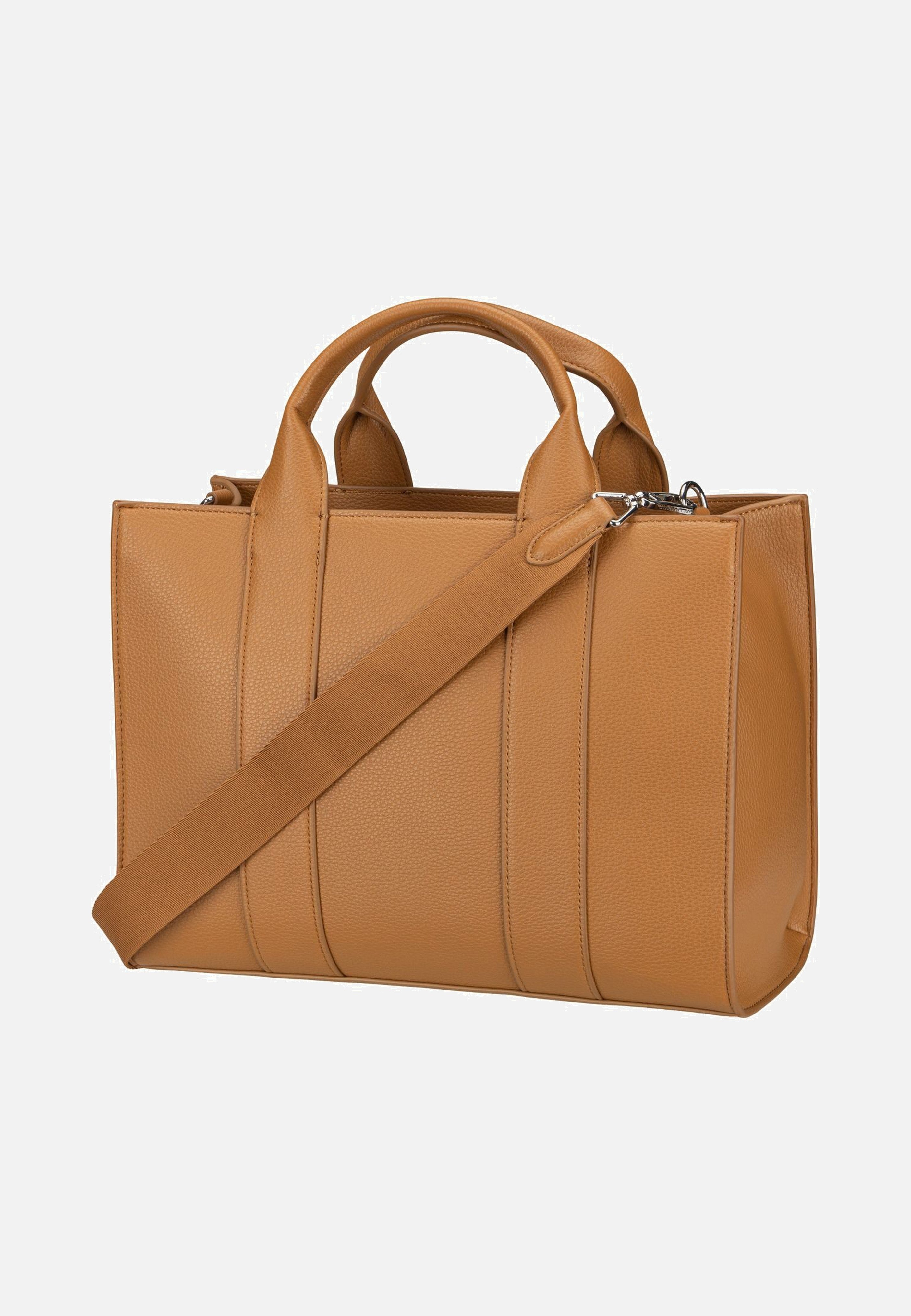 Karl Lagerfeld K/RSG Pebble Square Med Tote Caramel Tote Bag