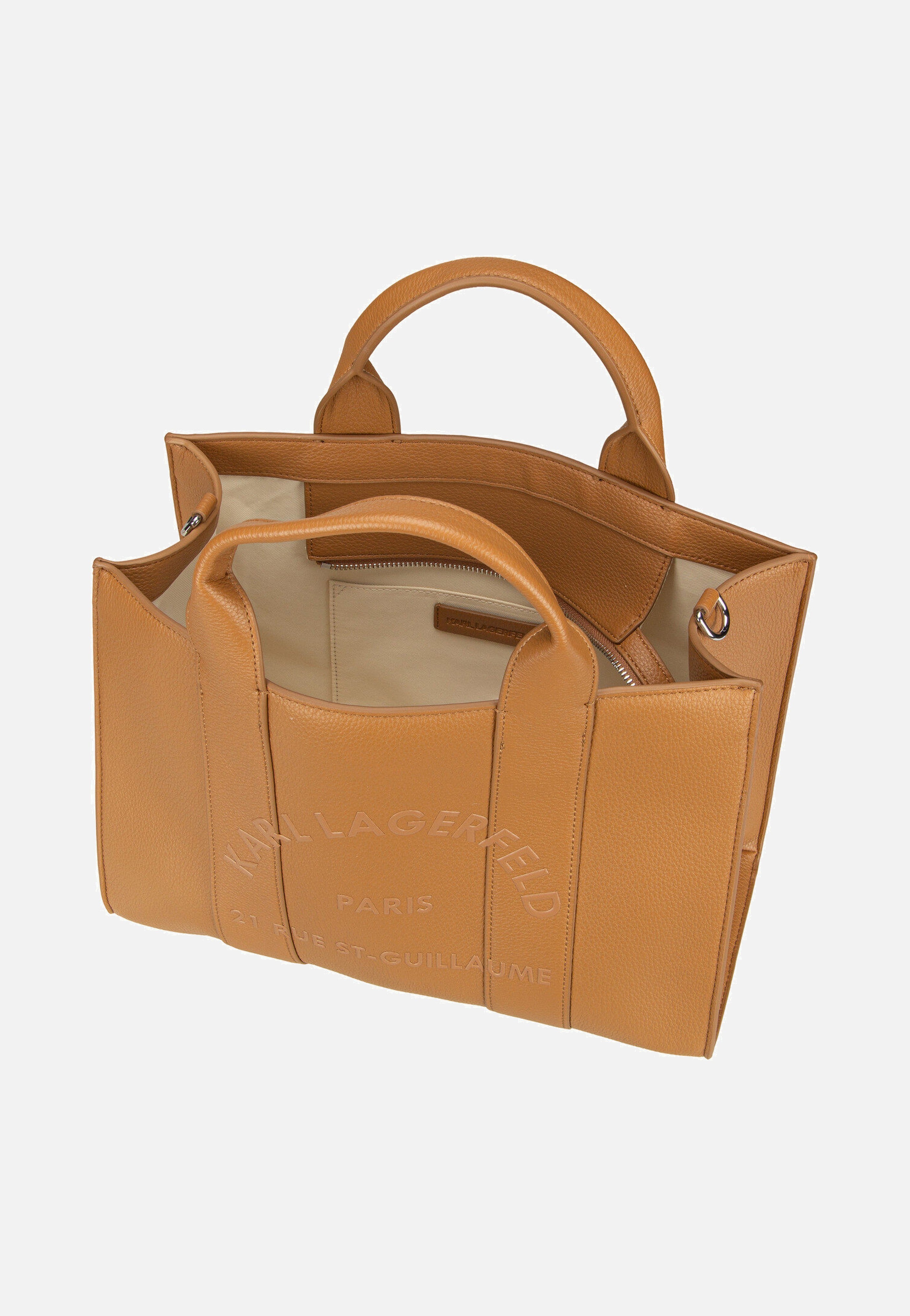 Karl Lagerfeld - K/RSG Pebble Square Med Tote Caramel - Tote Bag | Women-Image