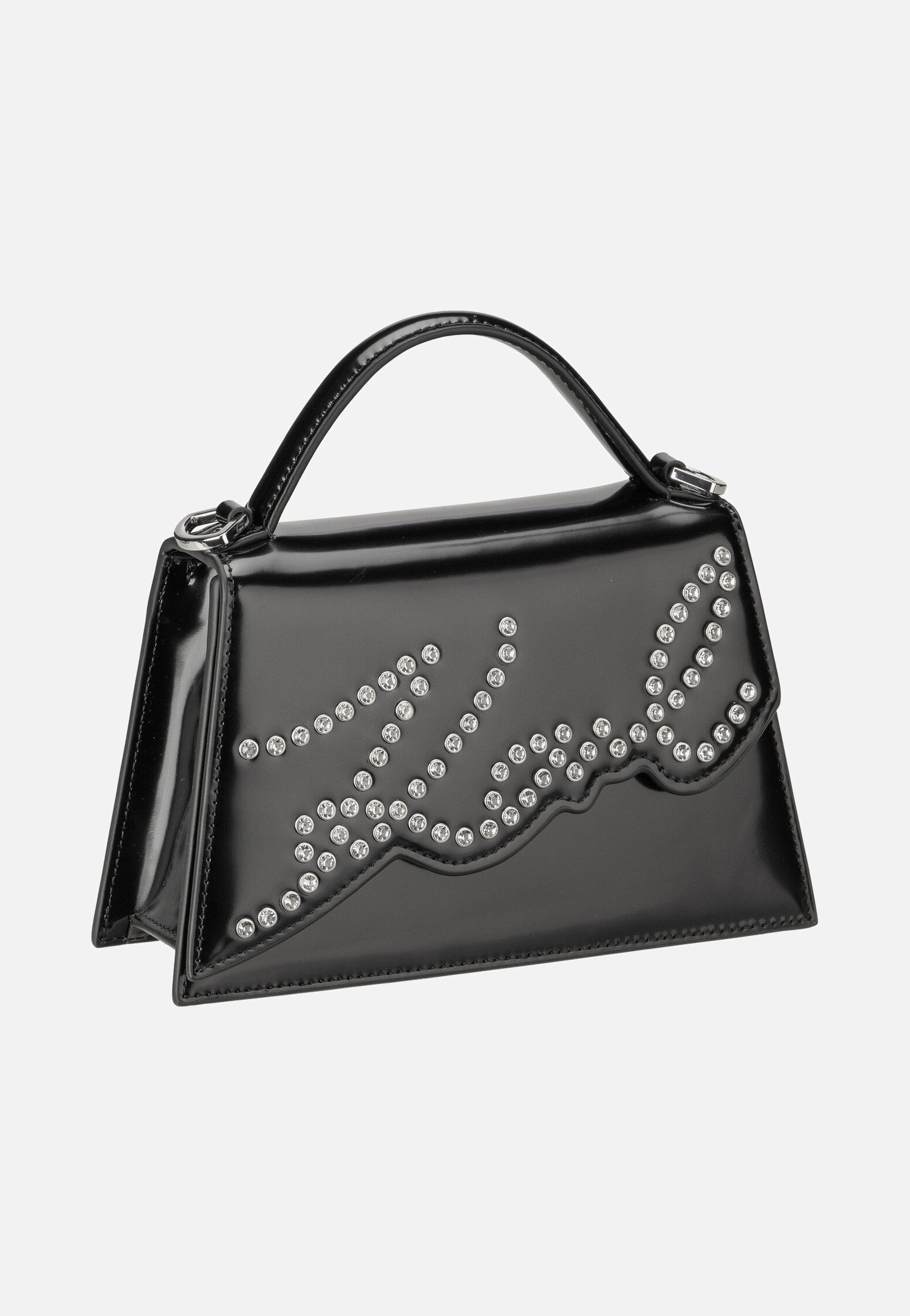 Karl Lagerfeld - K/Signature 2.0 SM CB Studs Black - Handle Bag | Women-Image