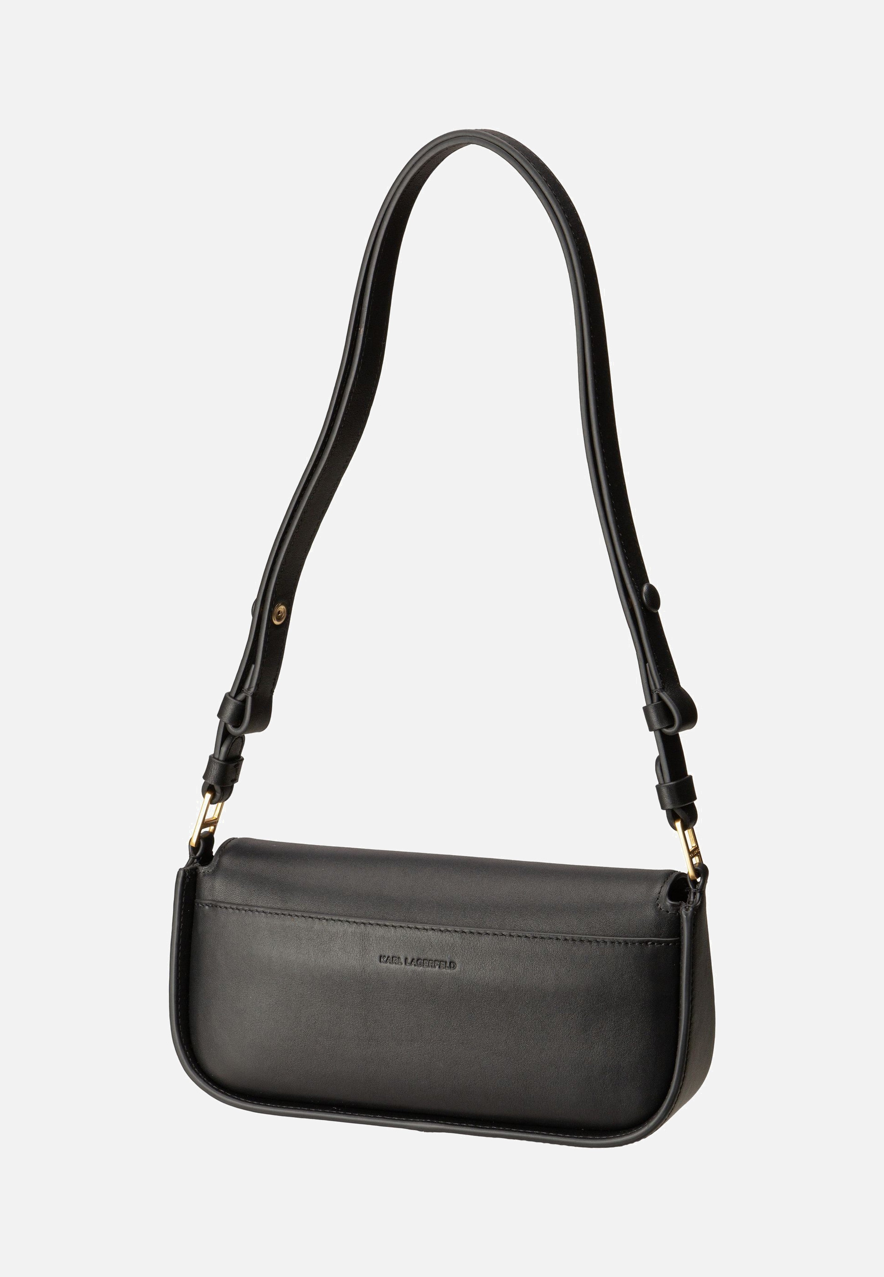 Karl Lagerfeld - K/Signature Crossbody Black-Vibration Gold - Evening Bag | Women-Image