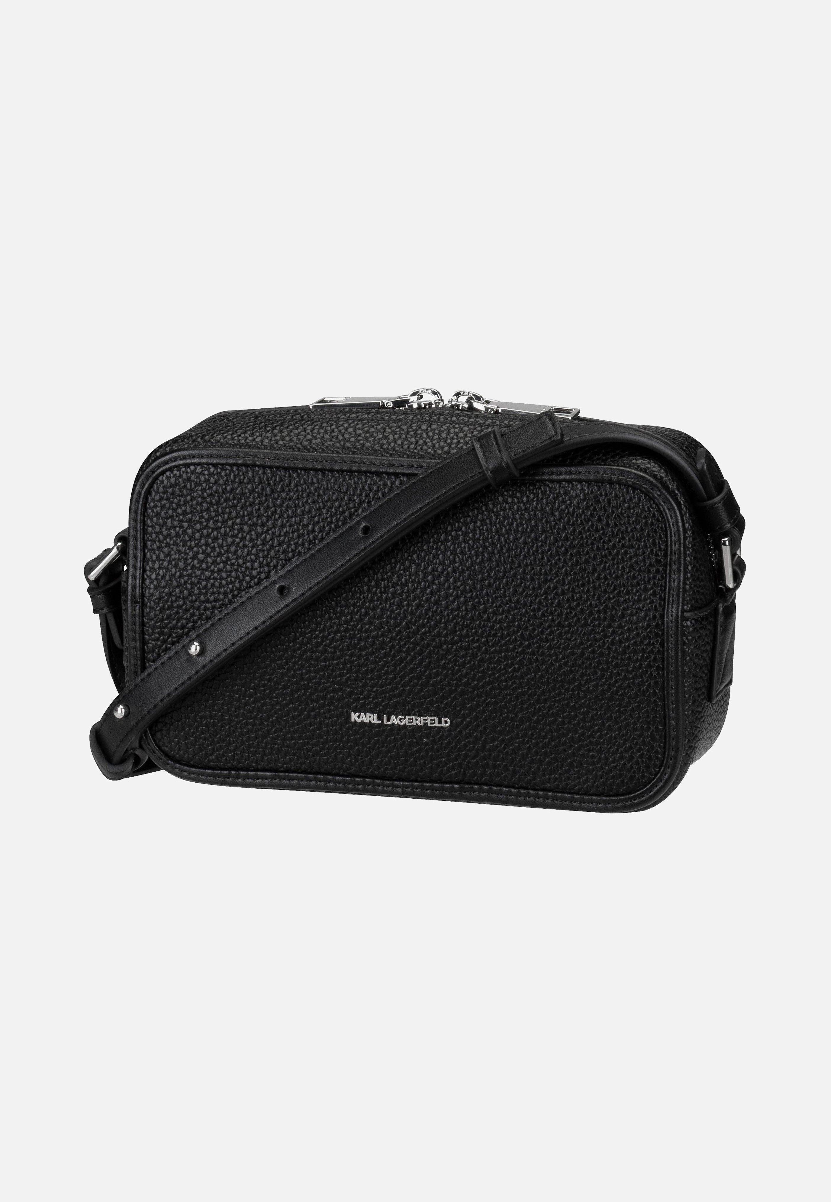 Karl Lagerfeld K/Skuare Camerabag Grainy Black Crossbody Bag