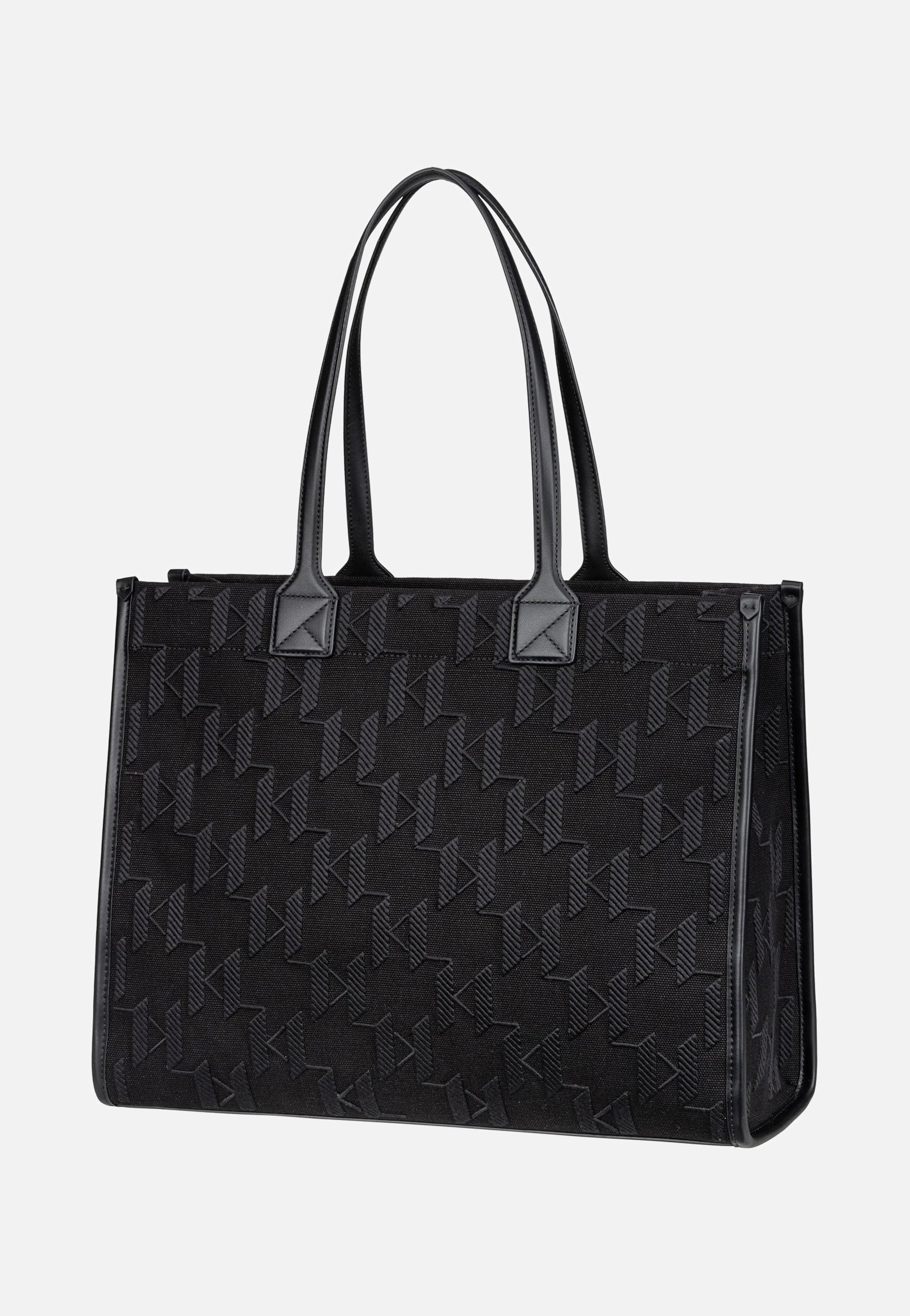 Karl Lagerfeld - K/Skuare SP LG Monogram Black - Shopper | Women-Image