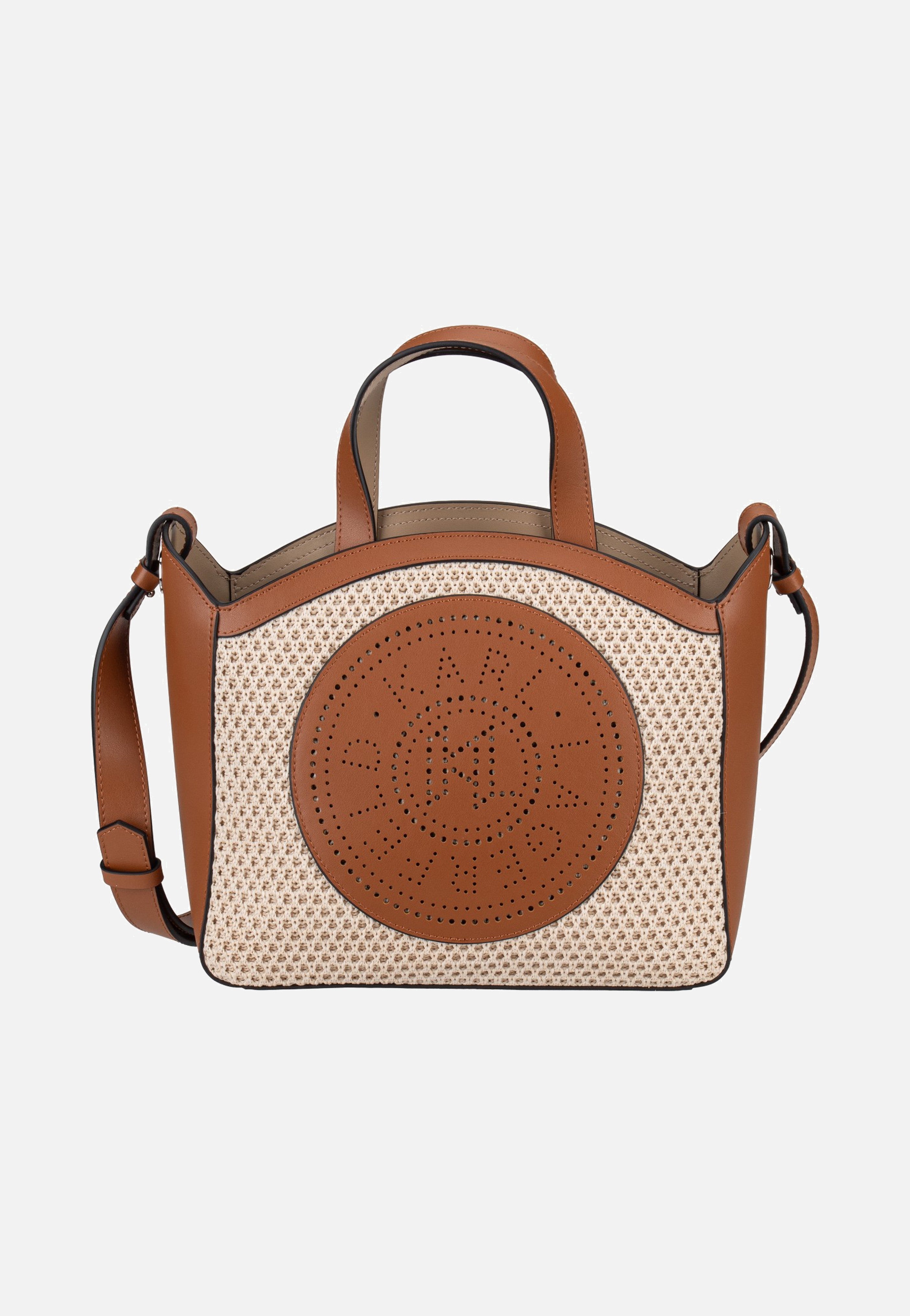 Karl Lagerfeld - K/Circle SM Tote Raffia Mesh Natural/Tan - Tote Bag | Women-Image