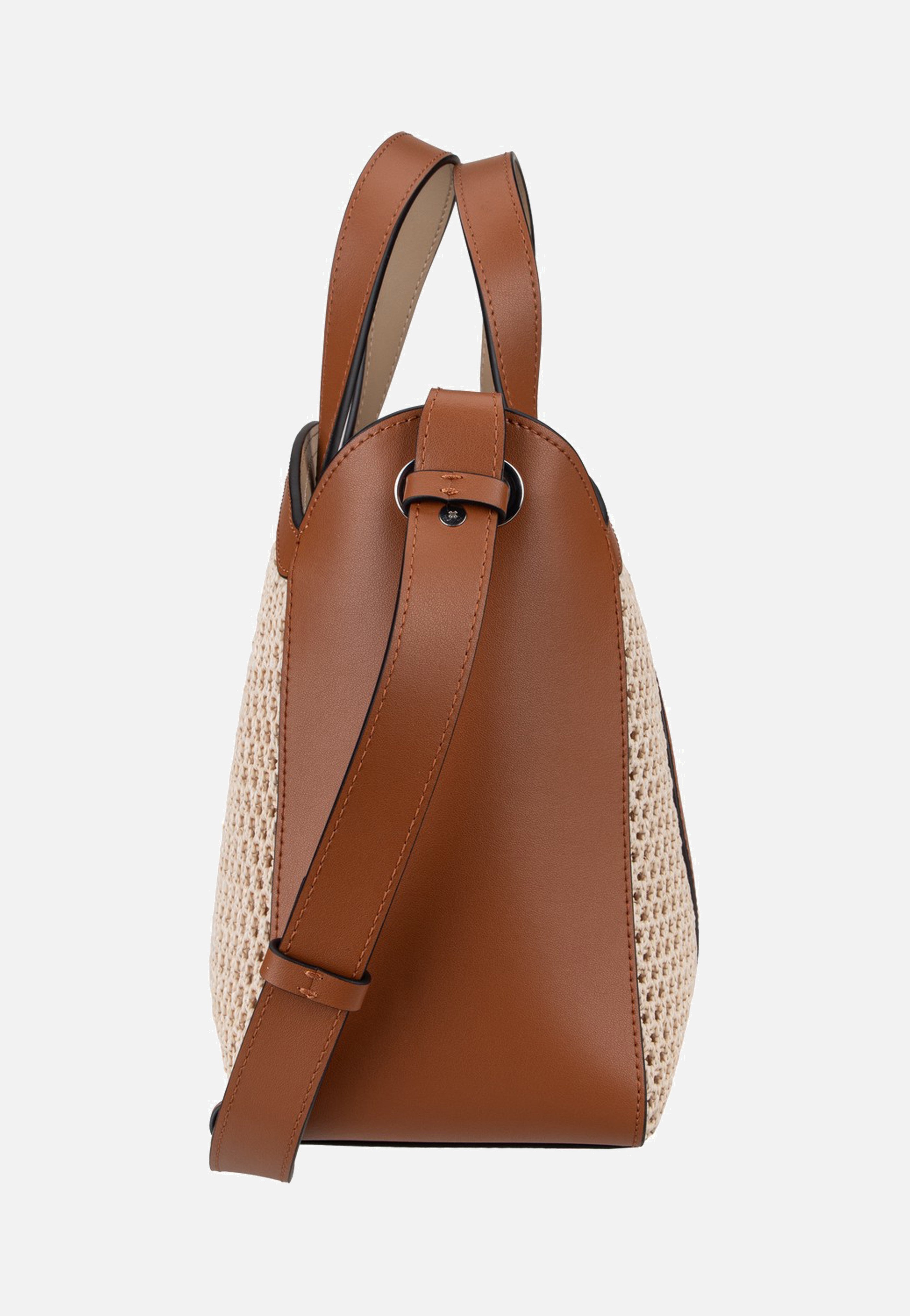 Karl Lagerfeld - K/Circle SM Tote Raffia Mesh Natural/Tan - Tote Bag | Women-Image