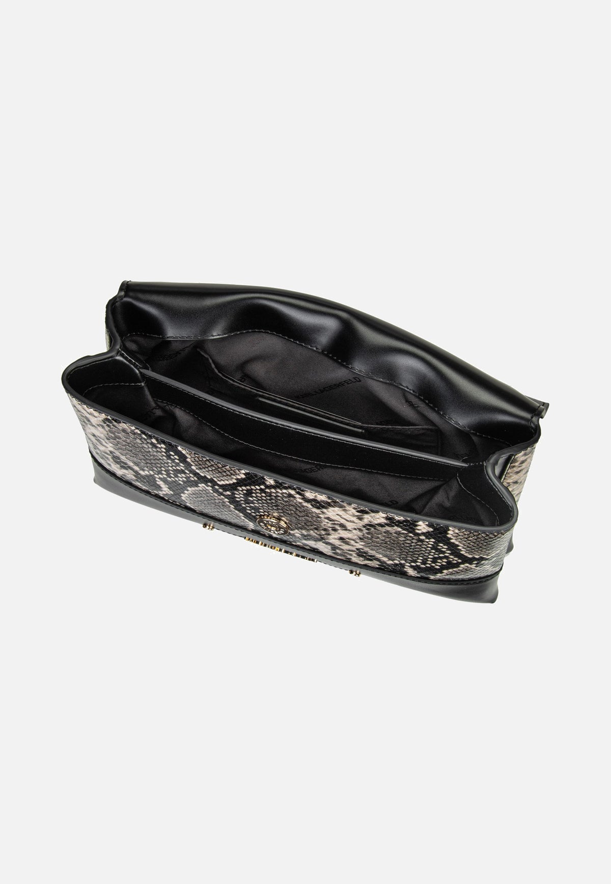 Karl Lagerfeld K/Koncept Crossbody Python Natural Snake AOP Borsa a tracolla