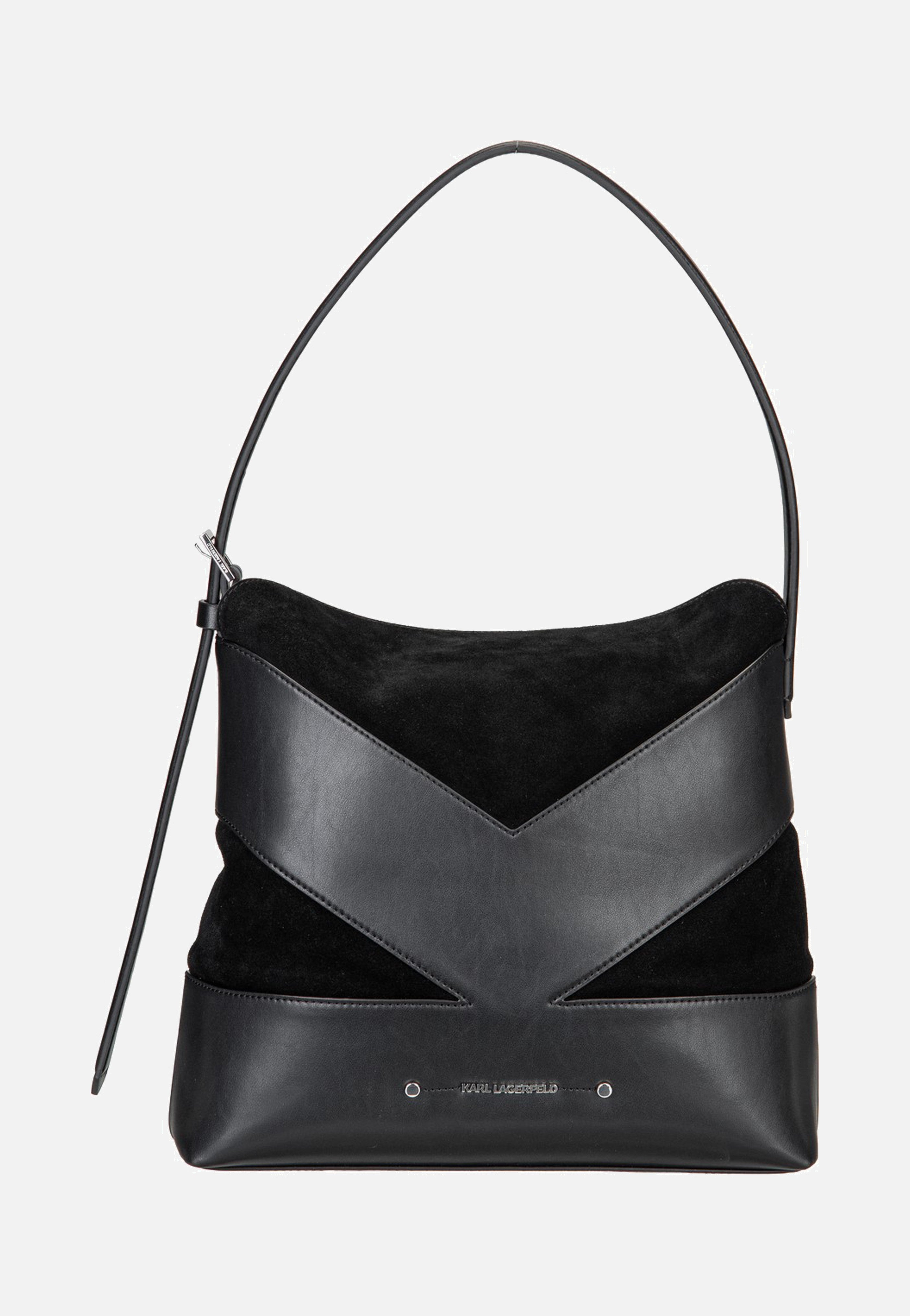 Karl Lagerfeld K/Koncept Hobo Black-Nickel Sac Hobo