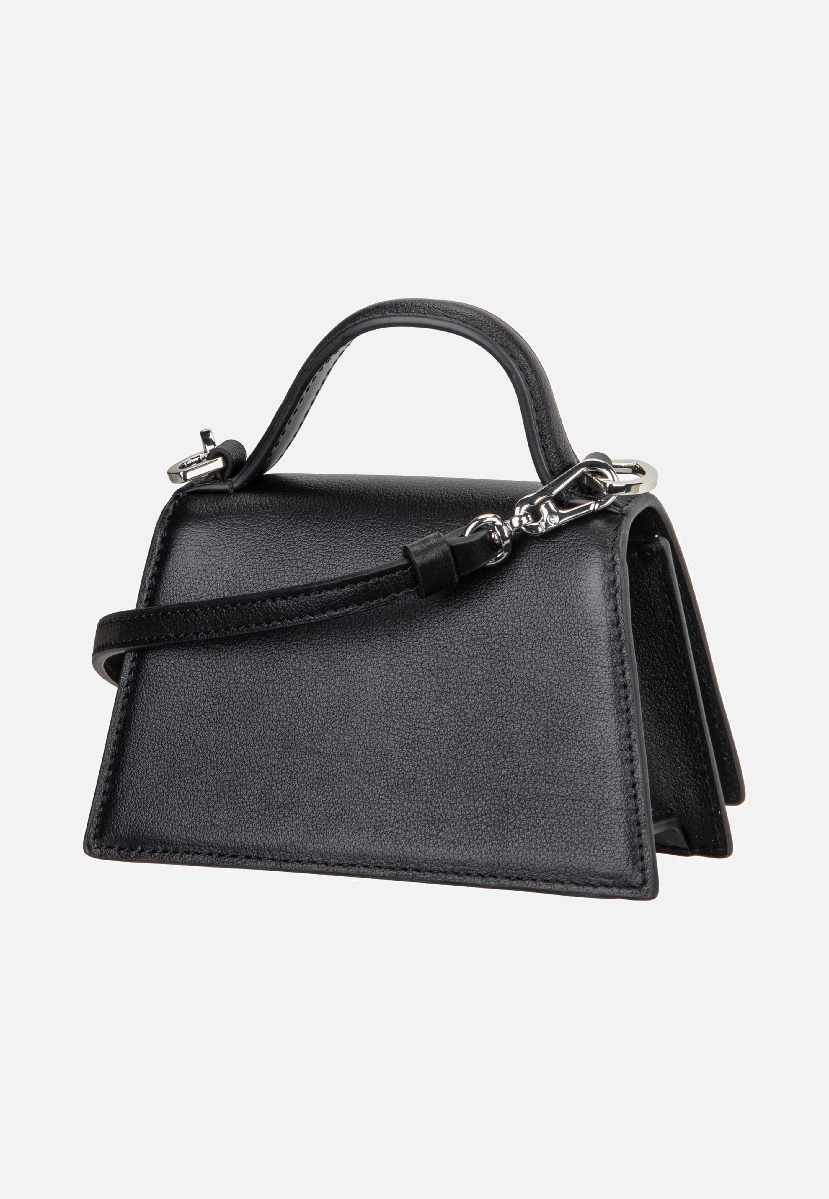 Karl Lagerfeld K/Signature 2.0 Nano Bag B/W Black/White Handle Bag