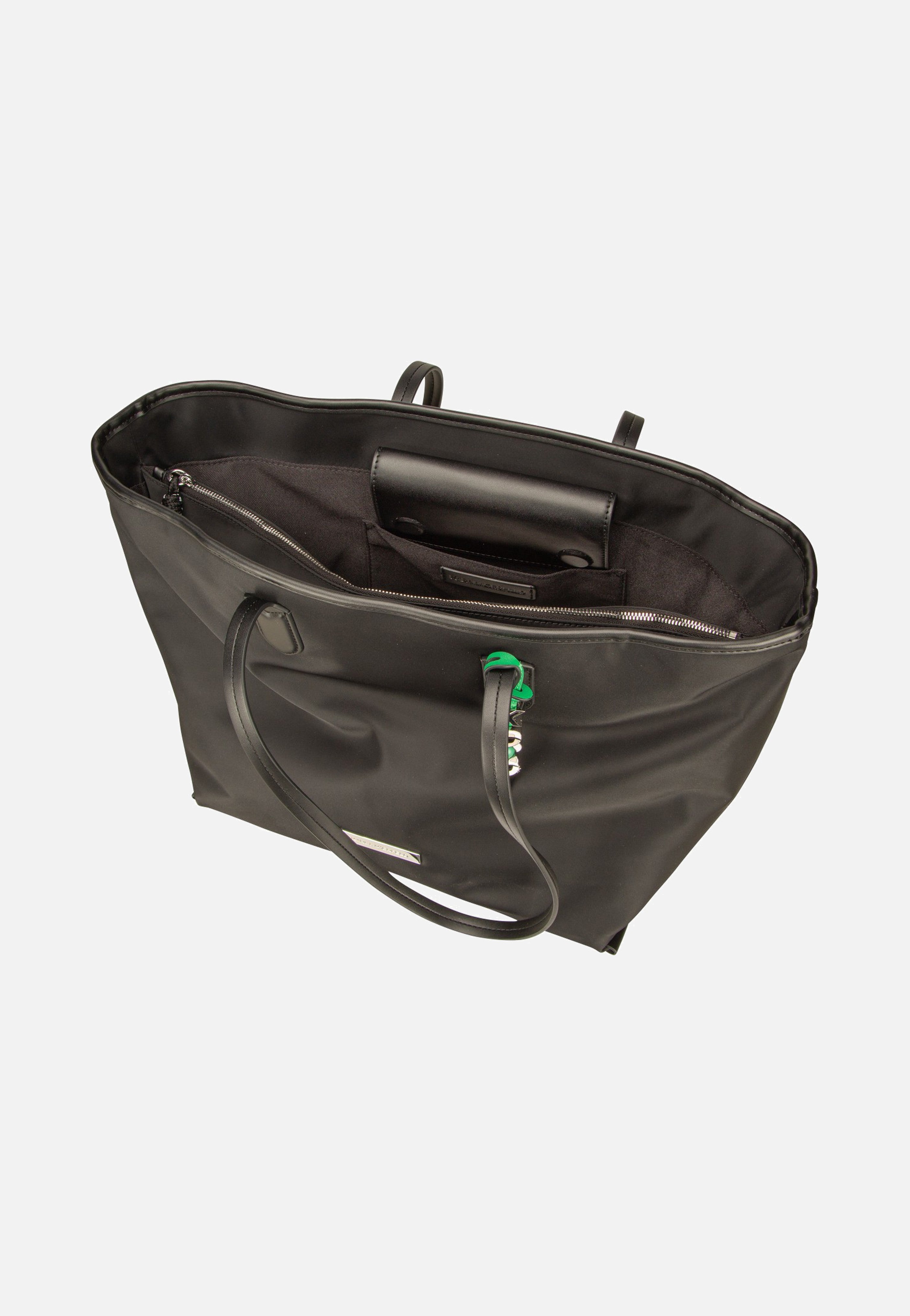 Karl Lagerfeld Ikon Nylon LG Tote Black Tote Bag