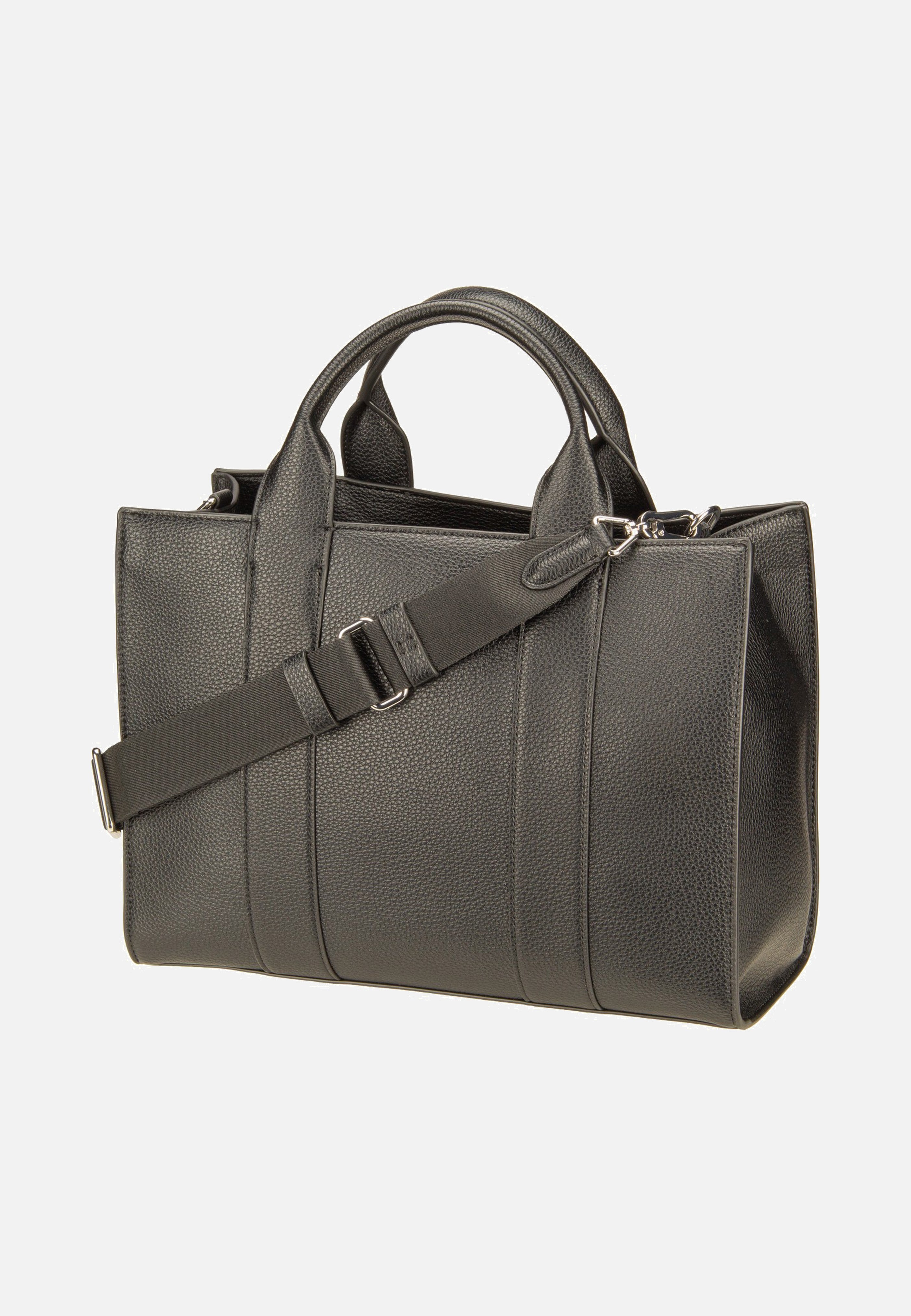 Karl Lagerfeld K/RSG MD Square Tote Peb Emb Black Tote Bag