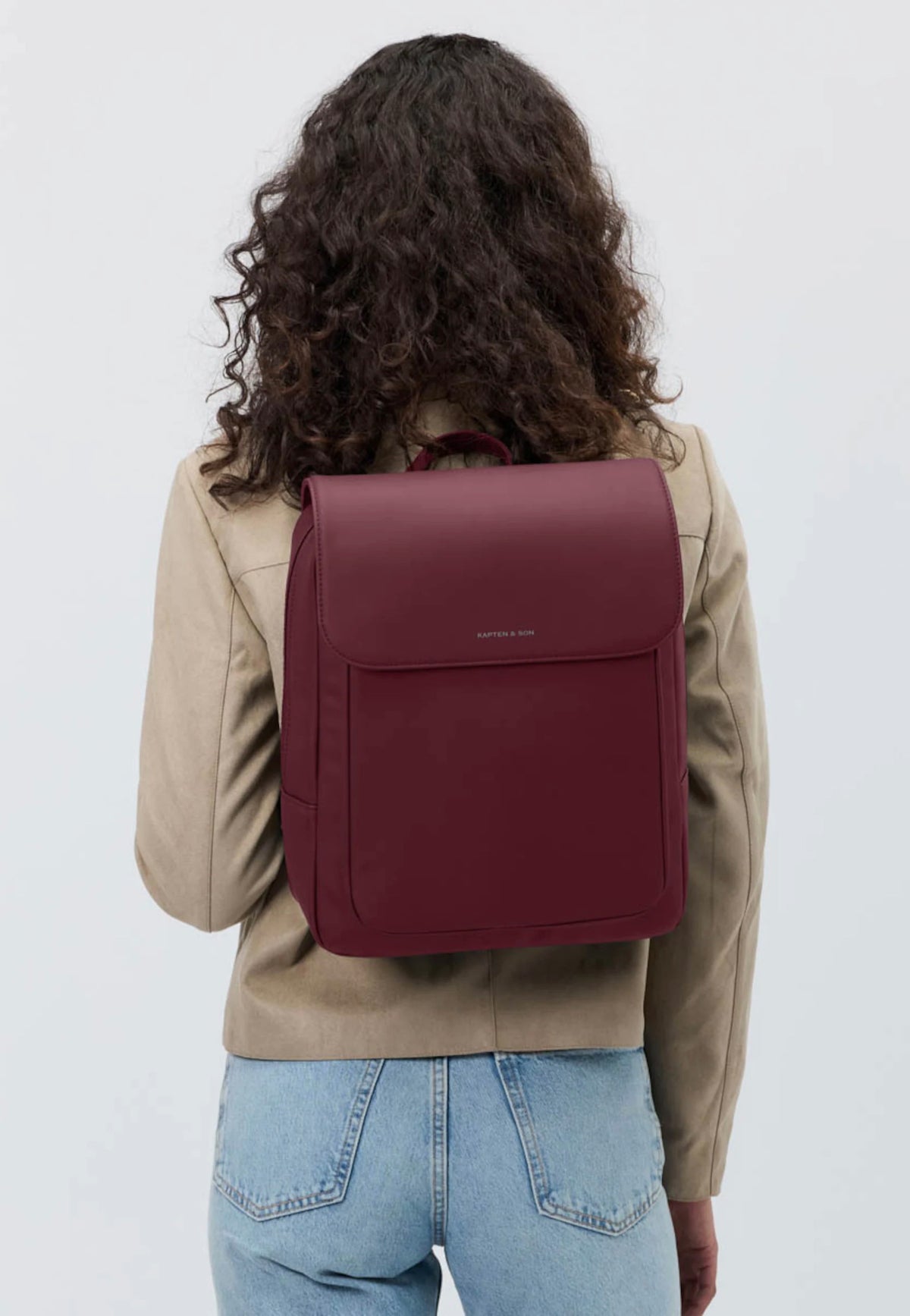 Kapten & Son Tromso Burgundy Mochila