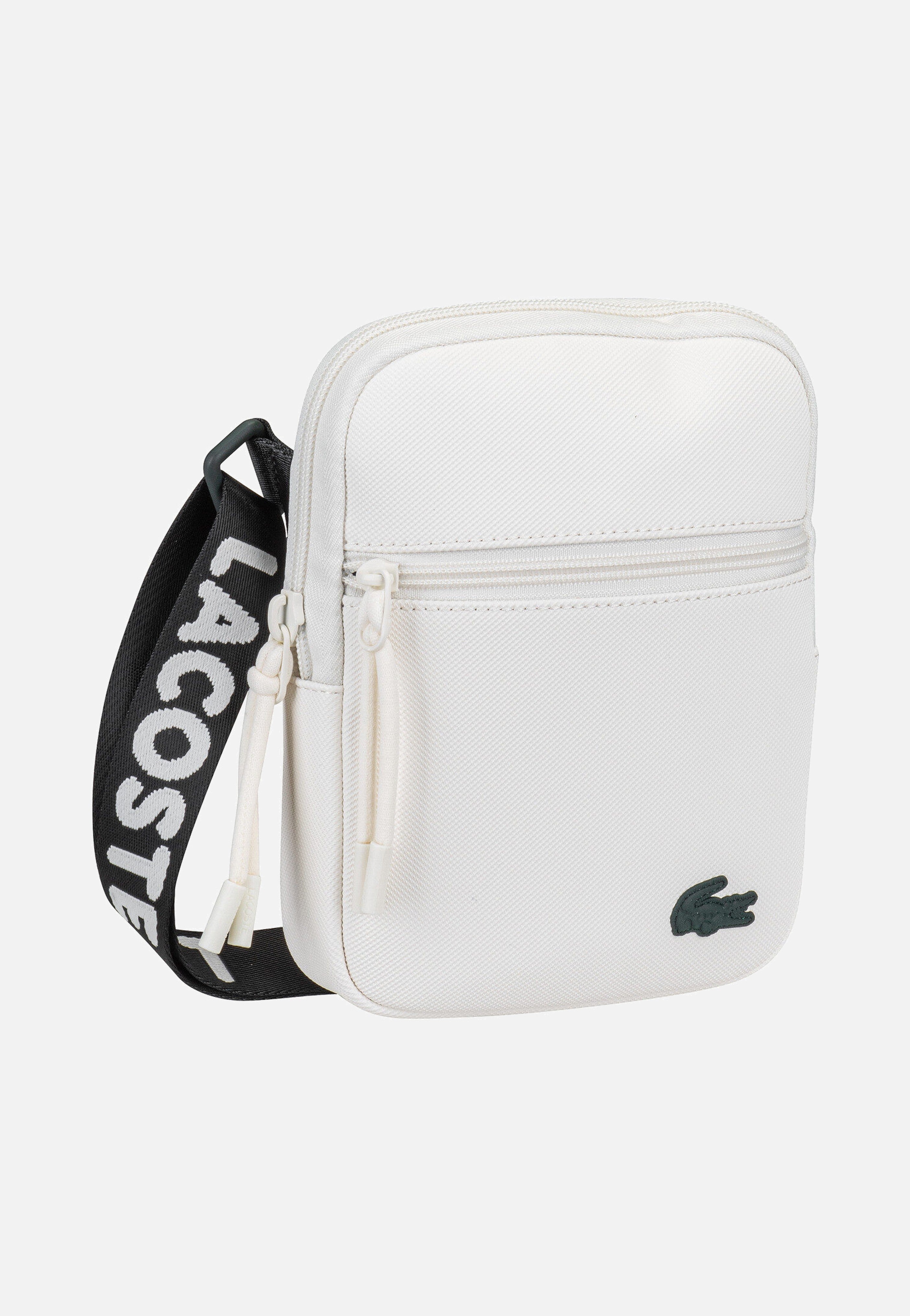 Lacoste - LCST Seasonal NH4679TX Jacquard Webbing Farine - Shoulder Bag | Men-Image