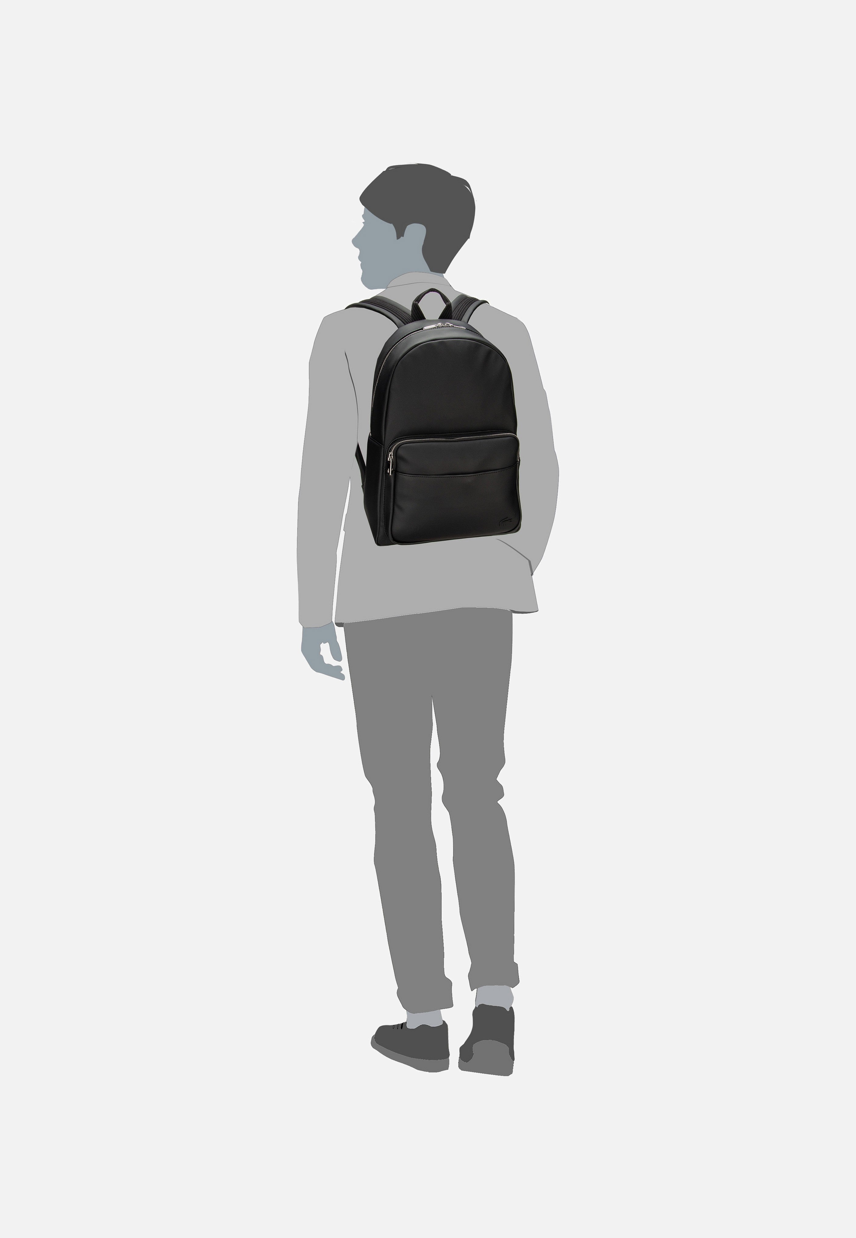 Lacoste Men's Classic 4430 Noir Backpack