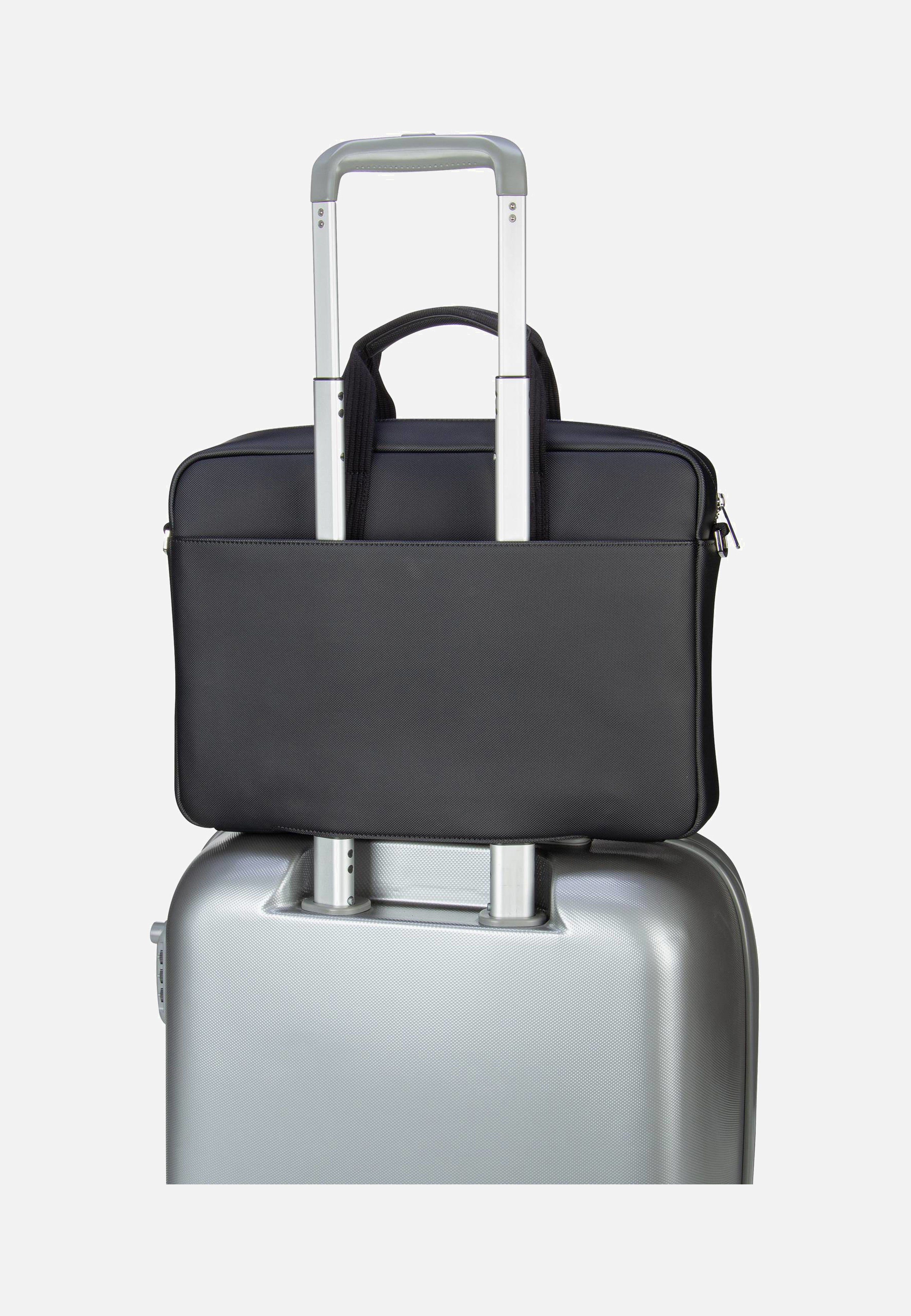 Lacoste Men`s Classic Computer Bag 4429 Noir Briefcase